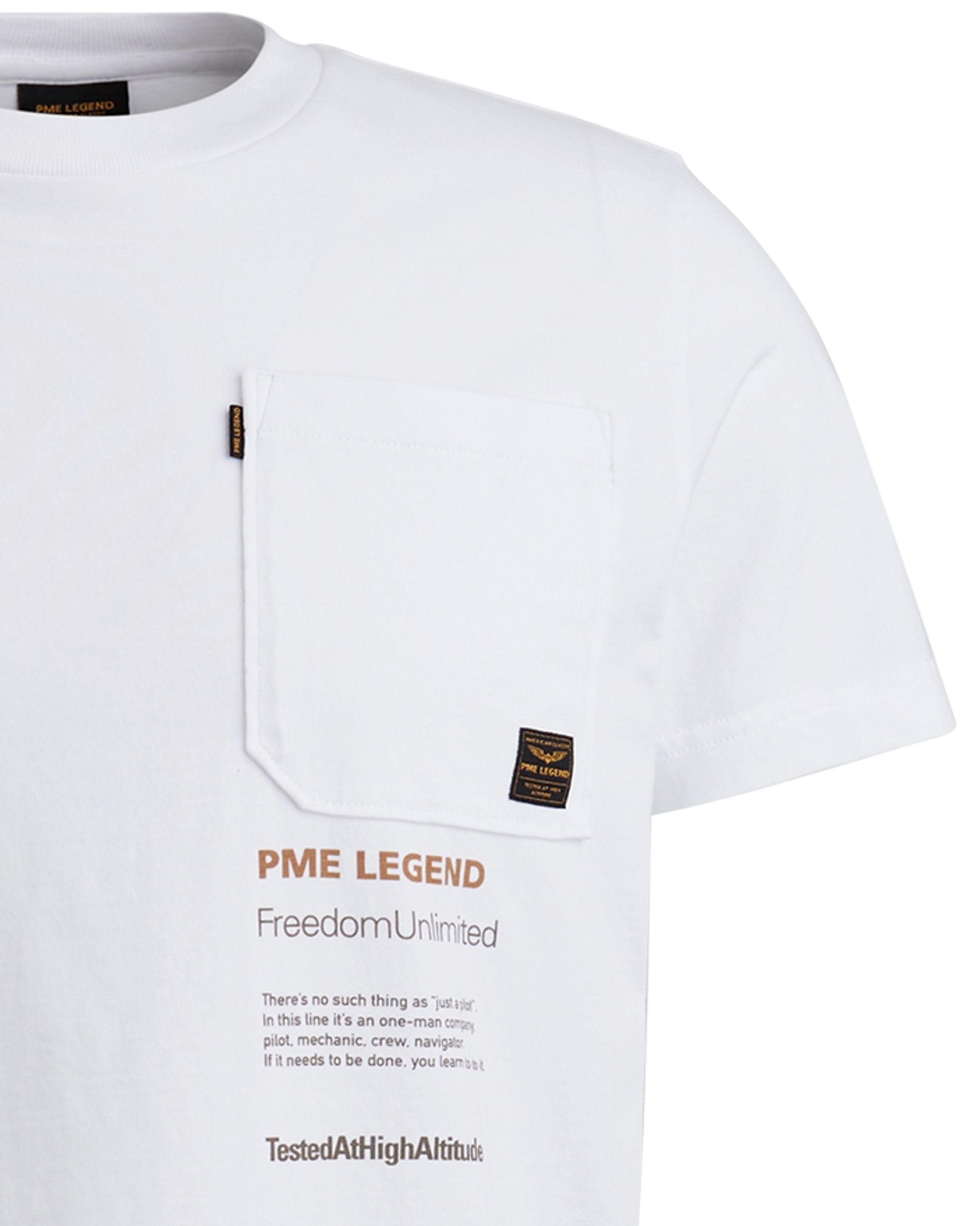 PME Legend T-shirt KM Wit 092514-001-L