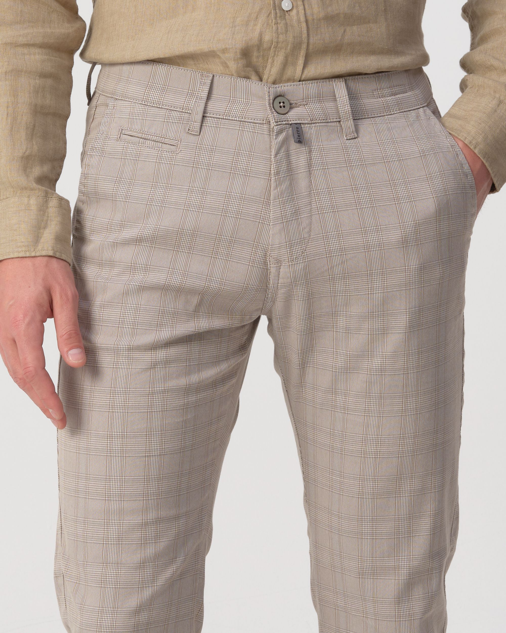 Pierre Cardin Lyon Tapered Chino Ecru 092616-001-30/30