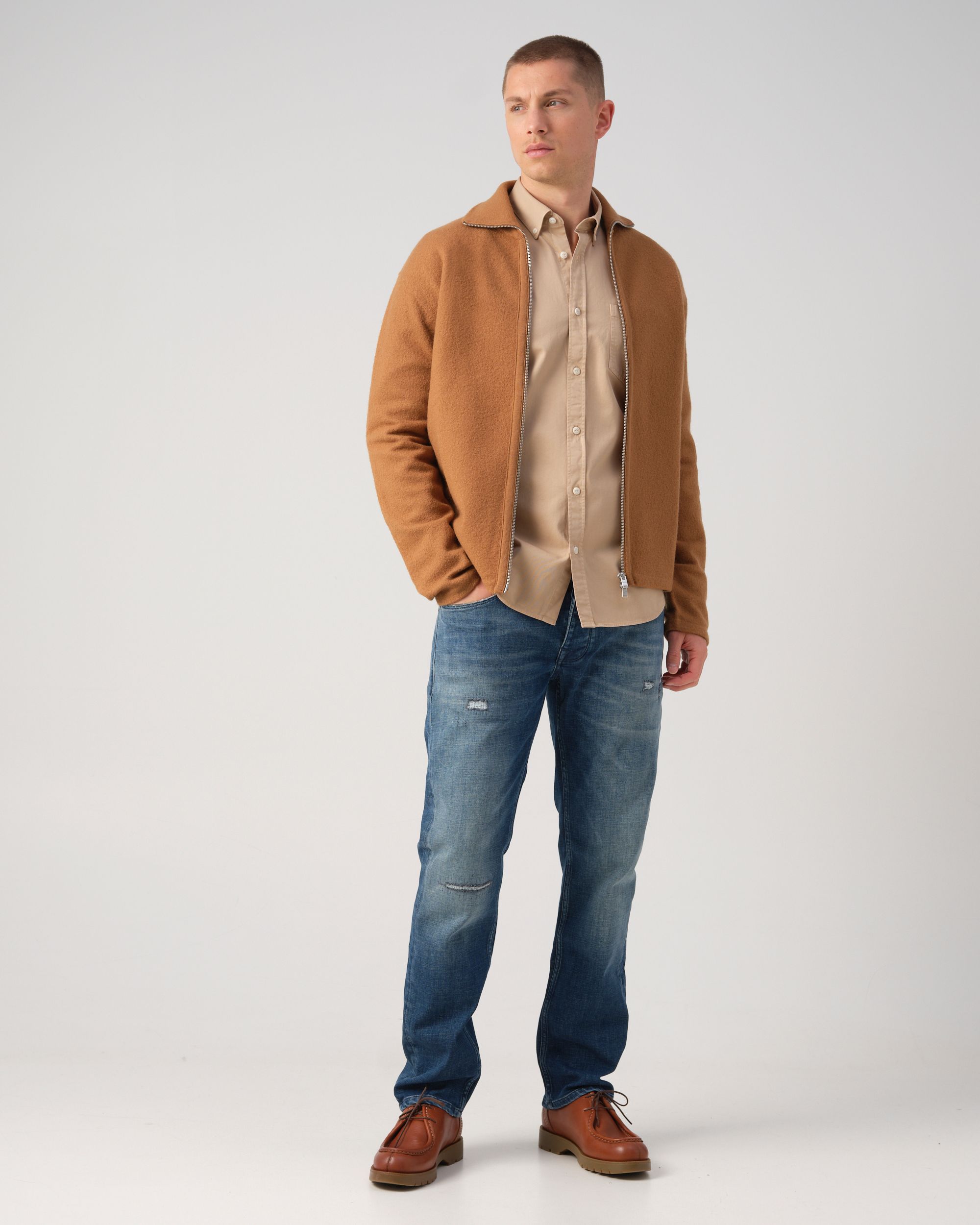 J.C. RAGS Randy Vest Toasted coconut 093349-002-L