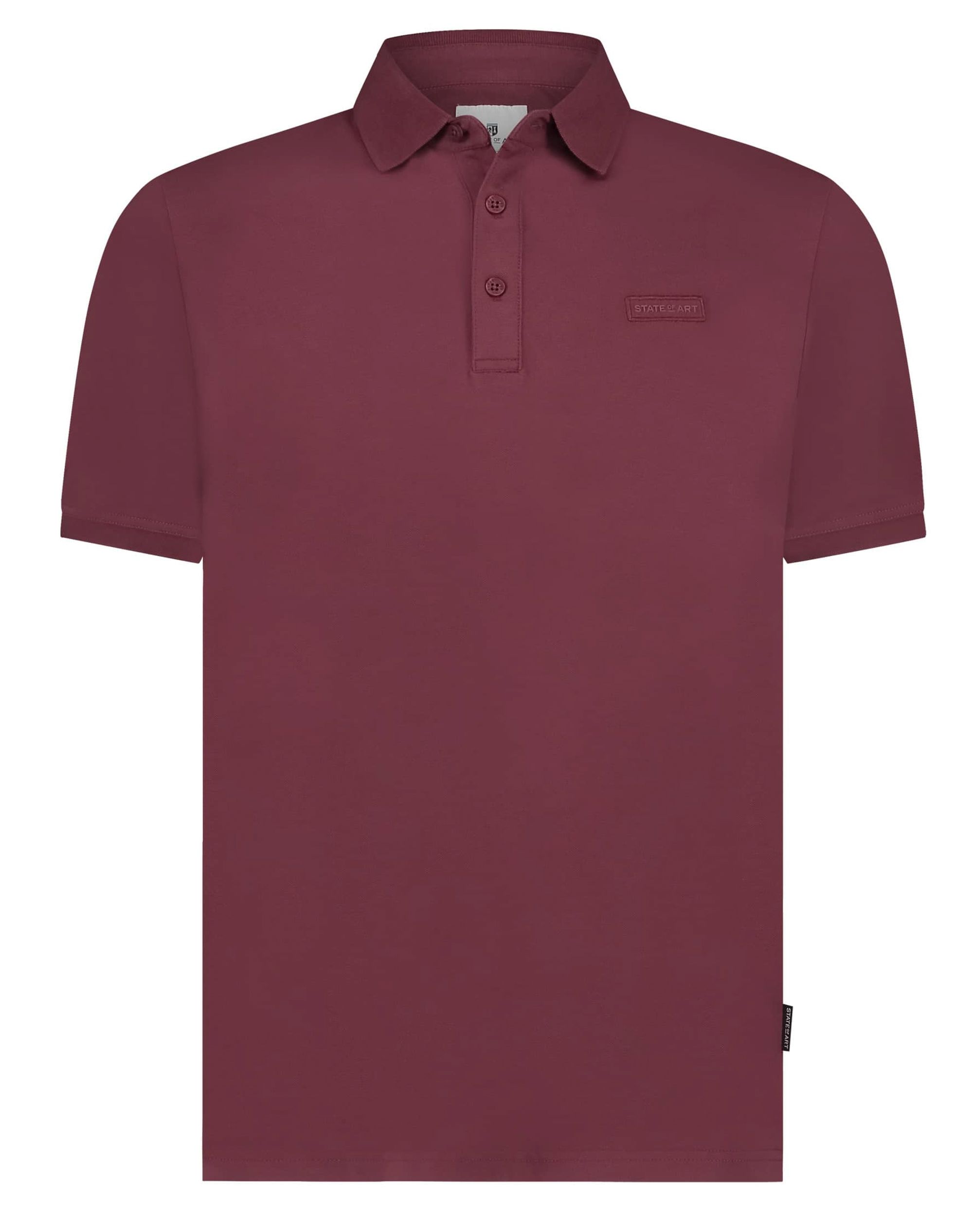 State of Art Polo KM Donker rood 093440-001-4XL