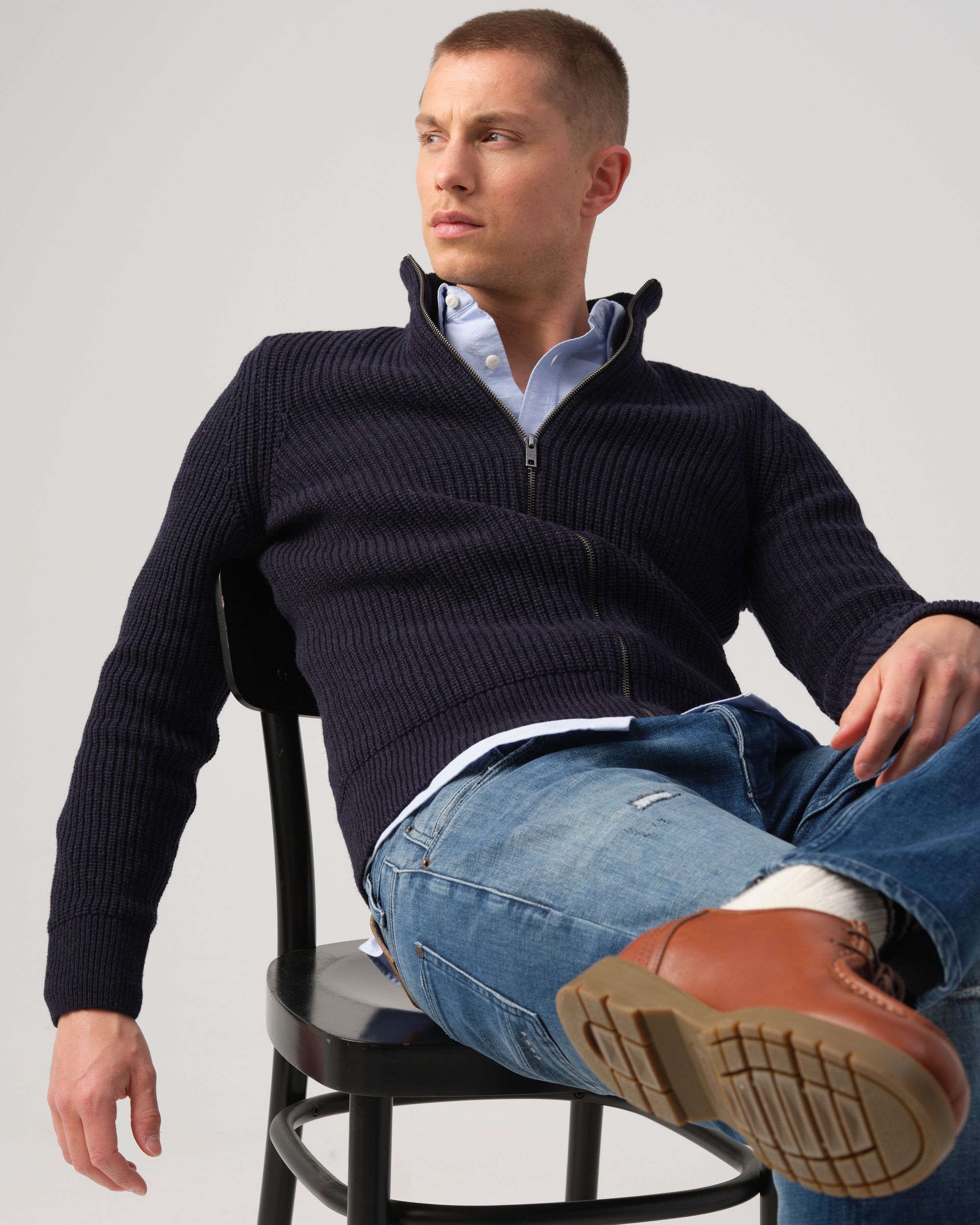 J.C. RAGS Reagan Vest Sky Captain 093496-001-L