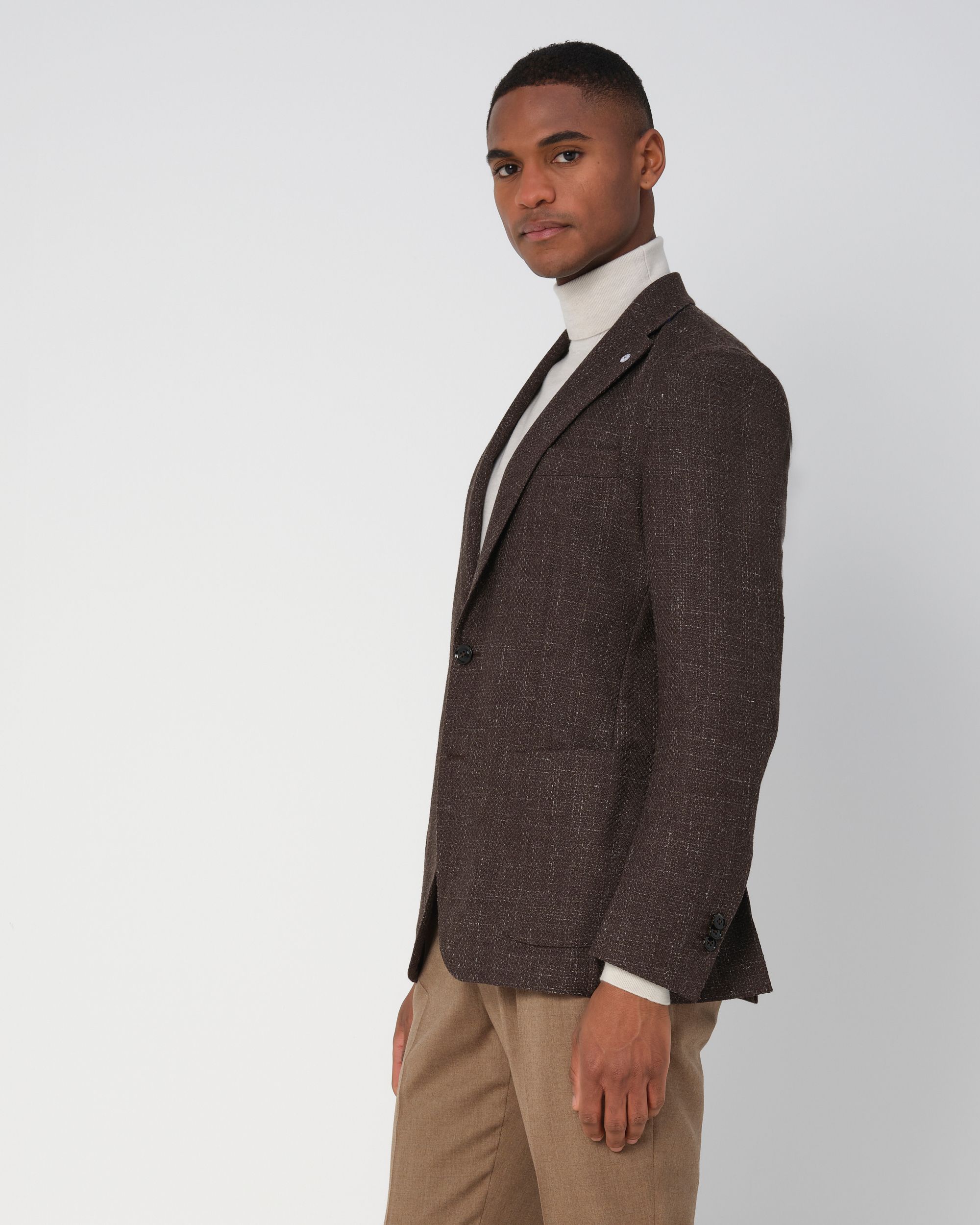Dutch Dandies Devon Colbert Bruin uni 093511-001-46