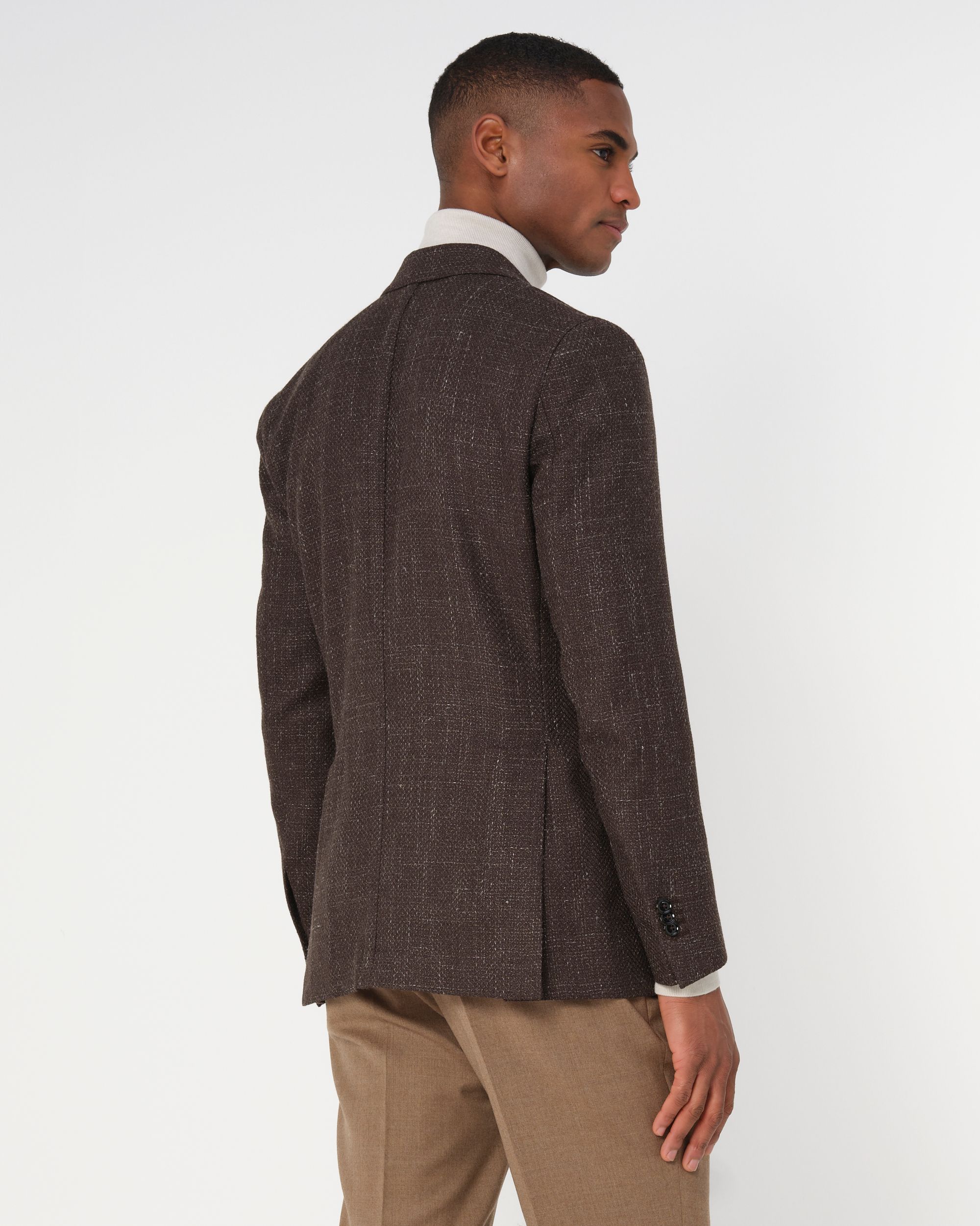 Dutch Dandies Devon Colbert Bruin uni 093511-001-46