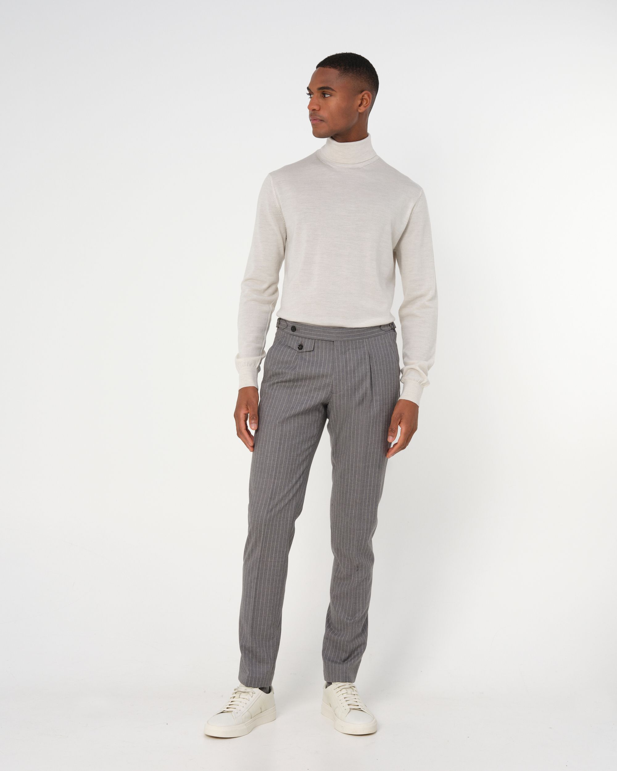 Dutch Dandies Pisa Mix & Match Pantalon Grijs streep 093525-001-46