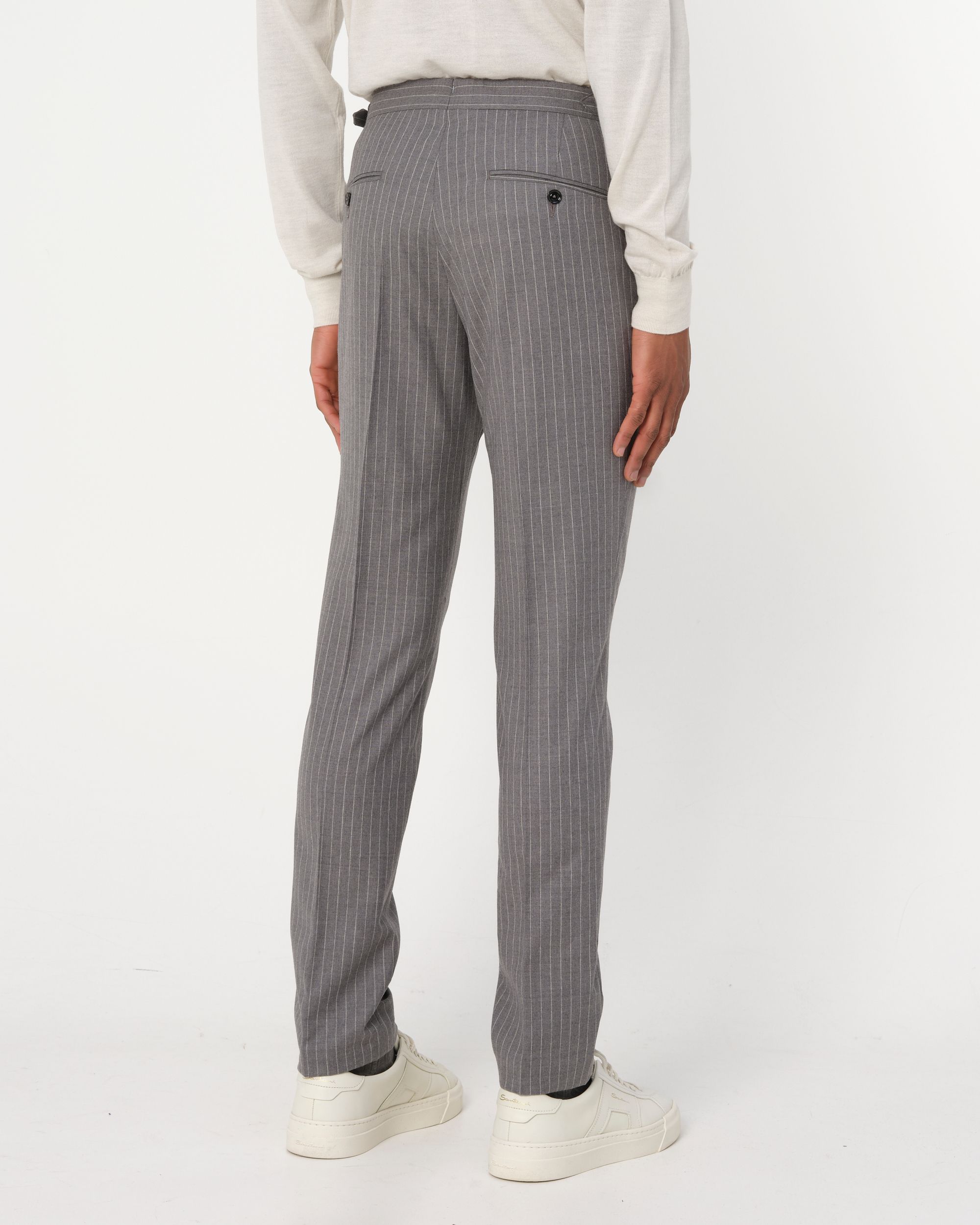 Dutch Dandies Pisa Mix & Match Pantalon Grijs streep 093525-001-46