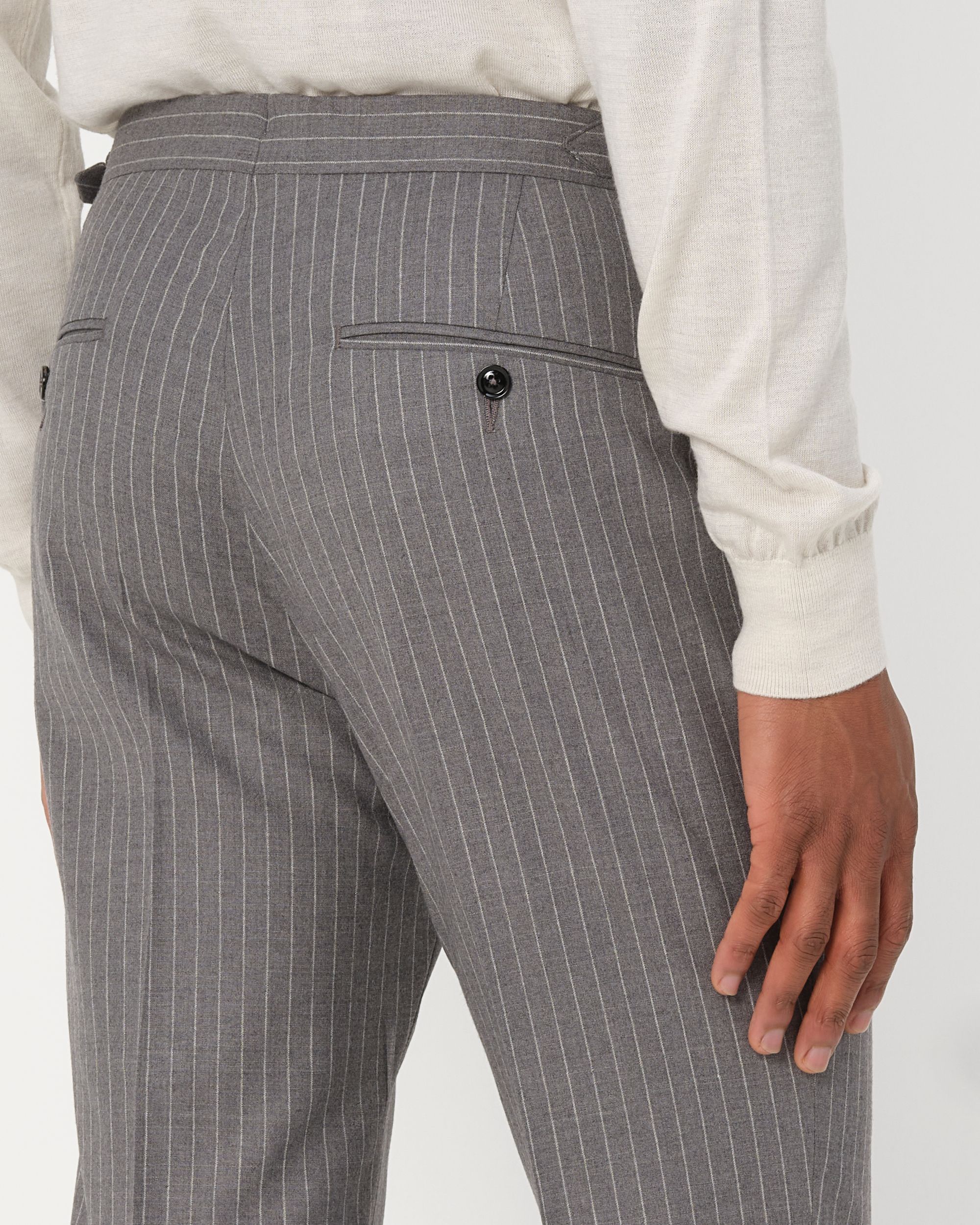 Dutch Dandies Pisa Mix & Match Pantalon Grijs streep 093525-001-46