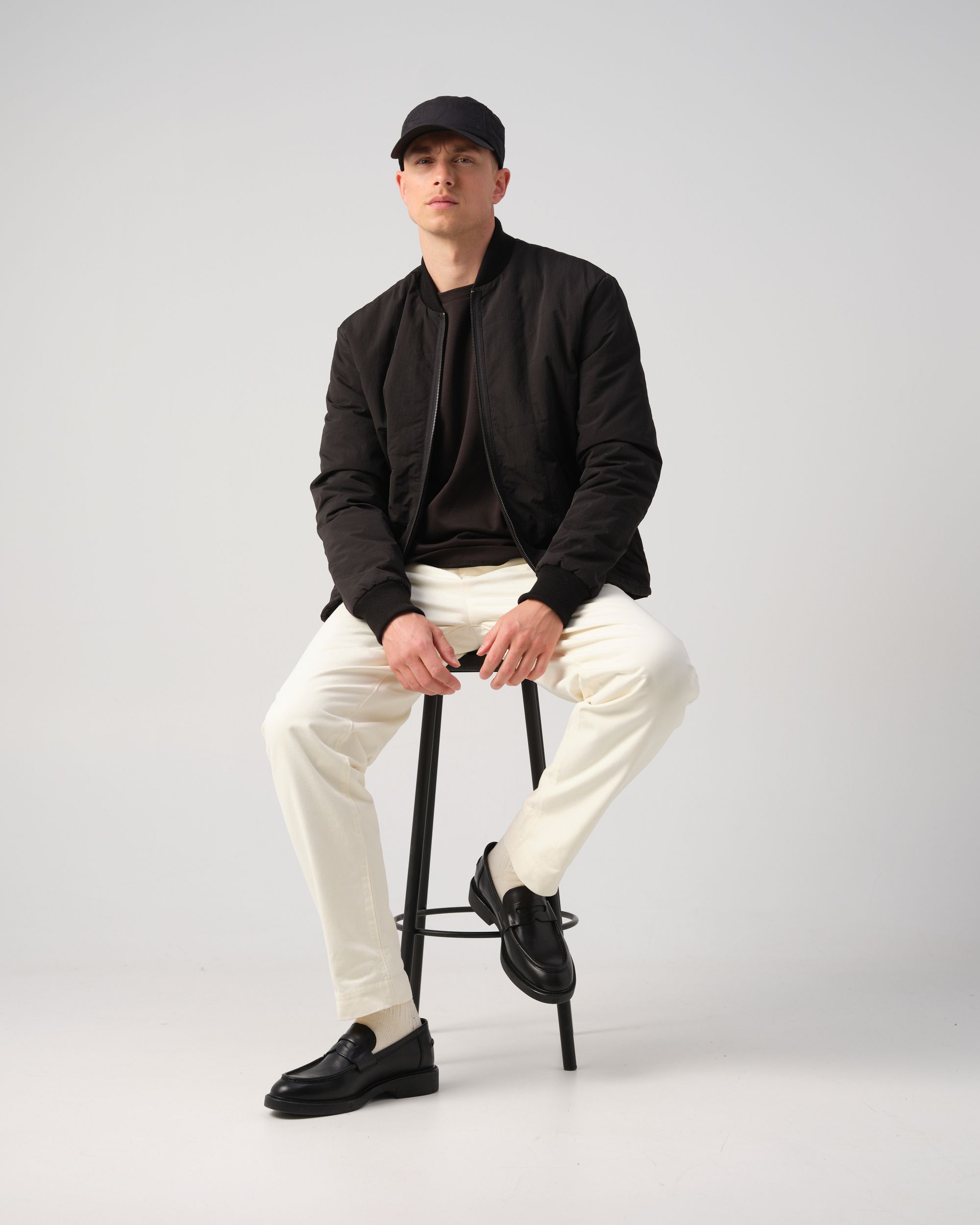J.C. RAGS Ruben T-shirt KM  Black 093532-001-L