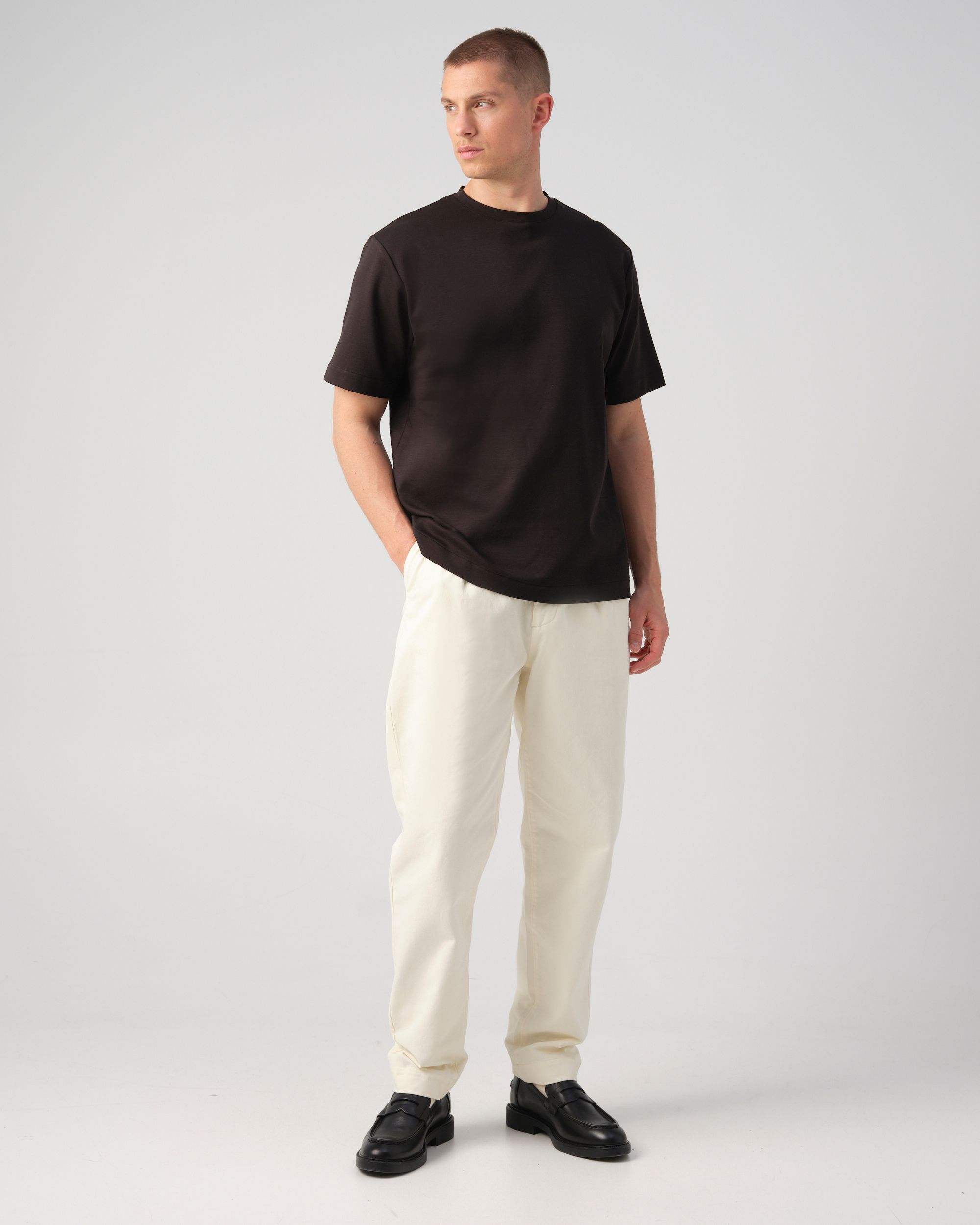 J.C. RAGS Ruben T-shirt KM  Black 093532-001-L