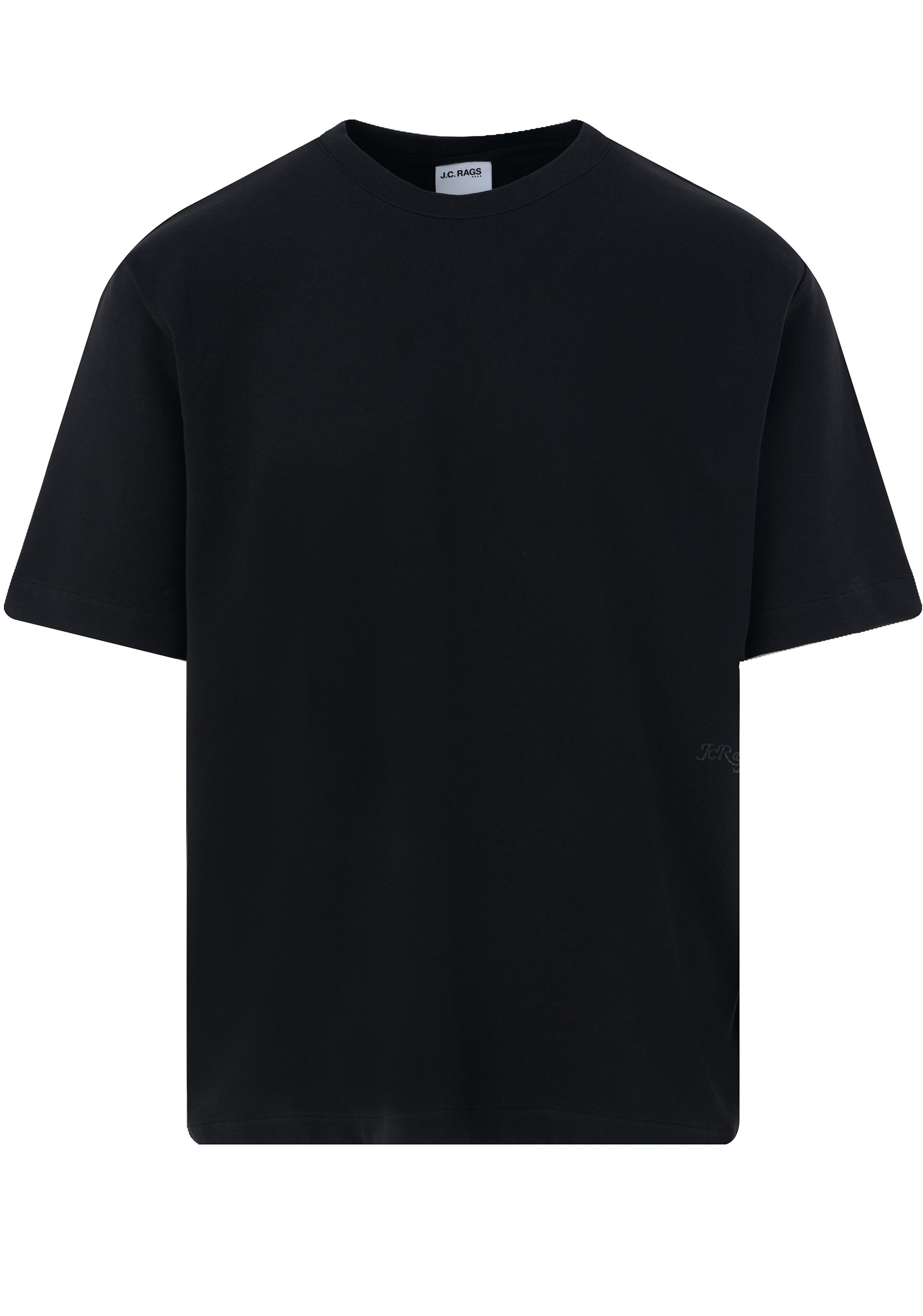 J.C. RAGS Ruben T-shirt KM  Black 093532-001-L