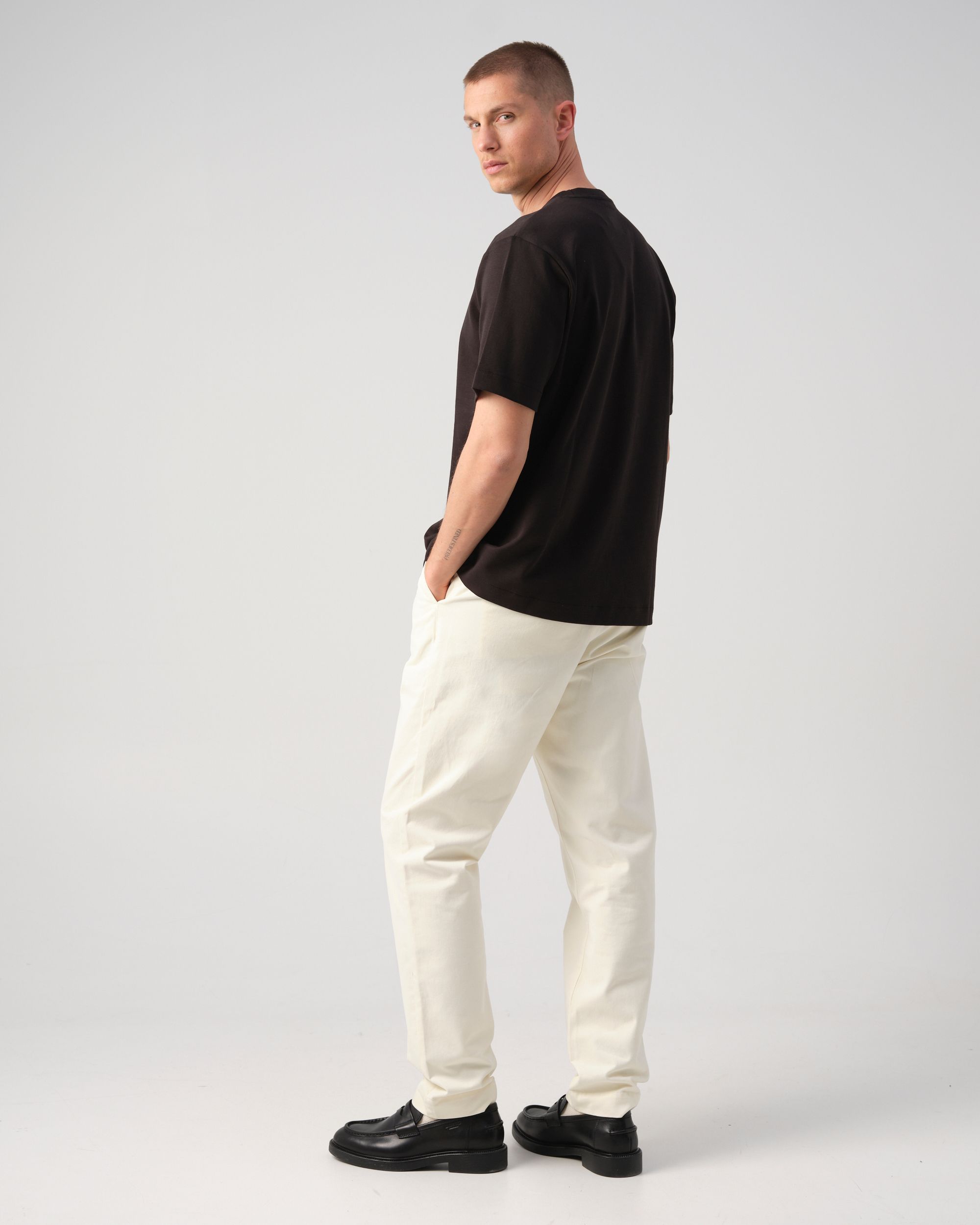 J.C. RAGS Ruben T-shirt KM  Black 093532-001-L