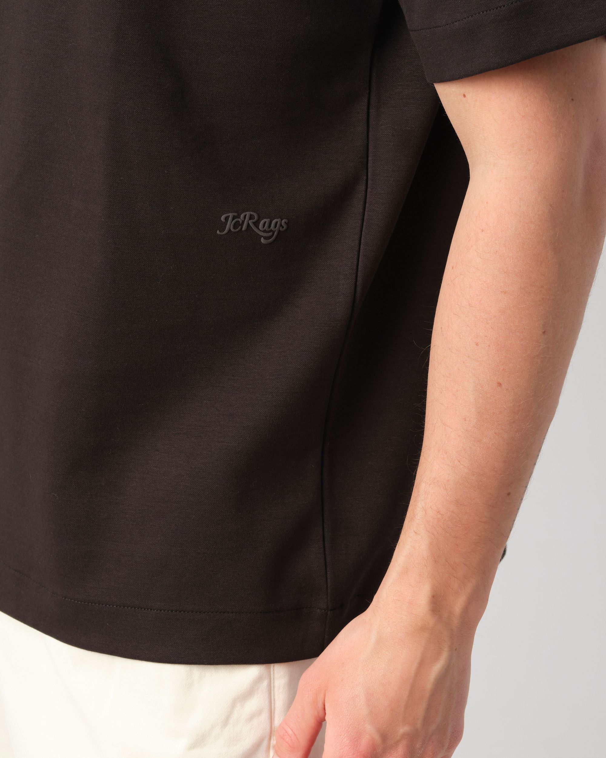 J.C. RAGS Ruben T-shirt KM  Black 093532-001-L