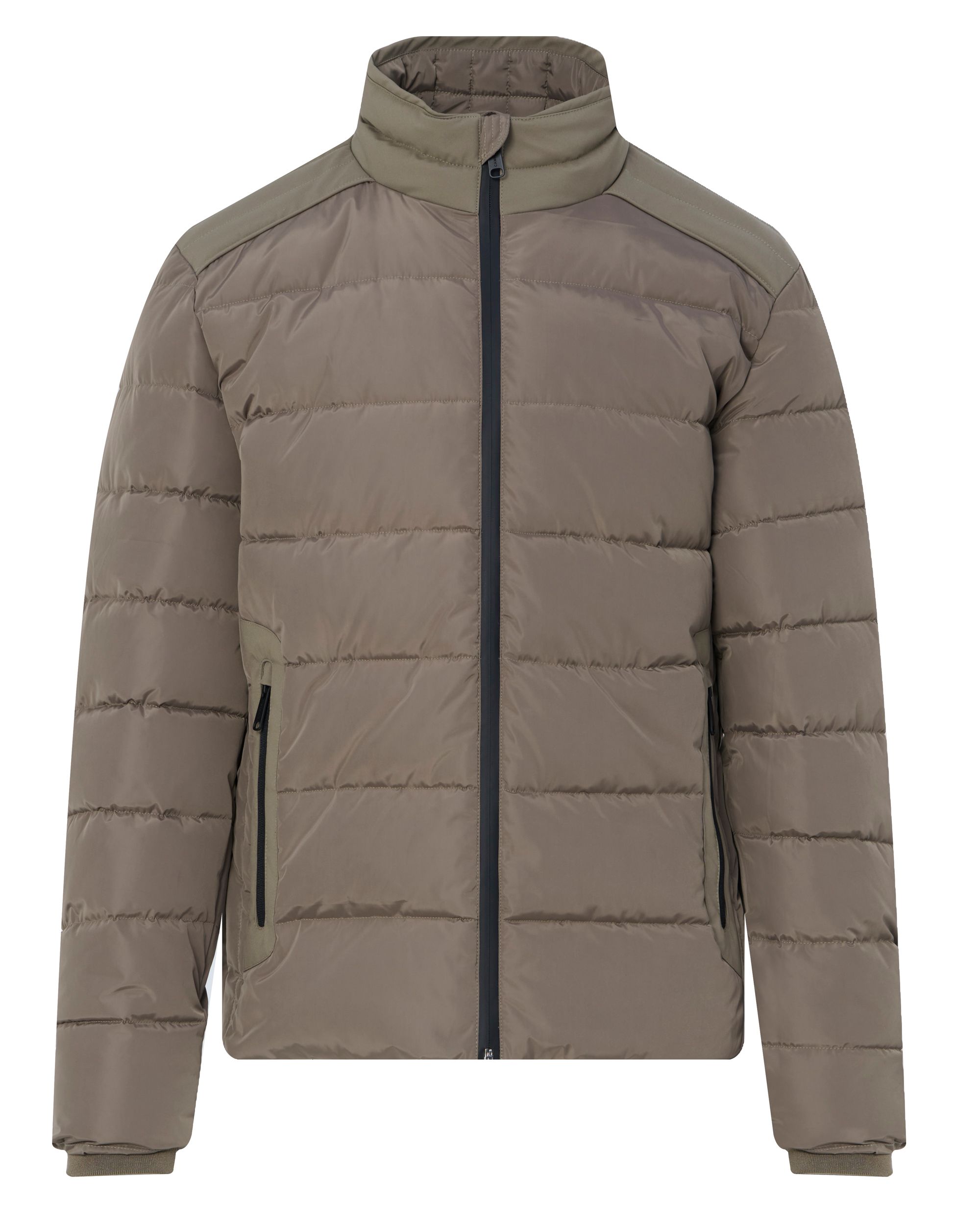 Campbell Gewatteerde jas Bruin uni 093546-001-L