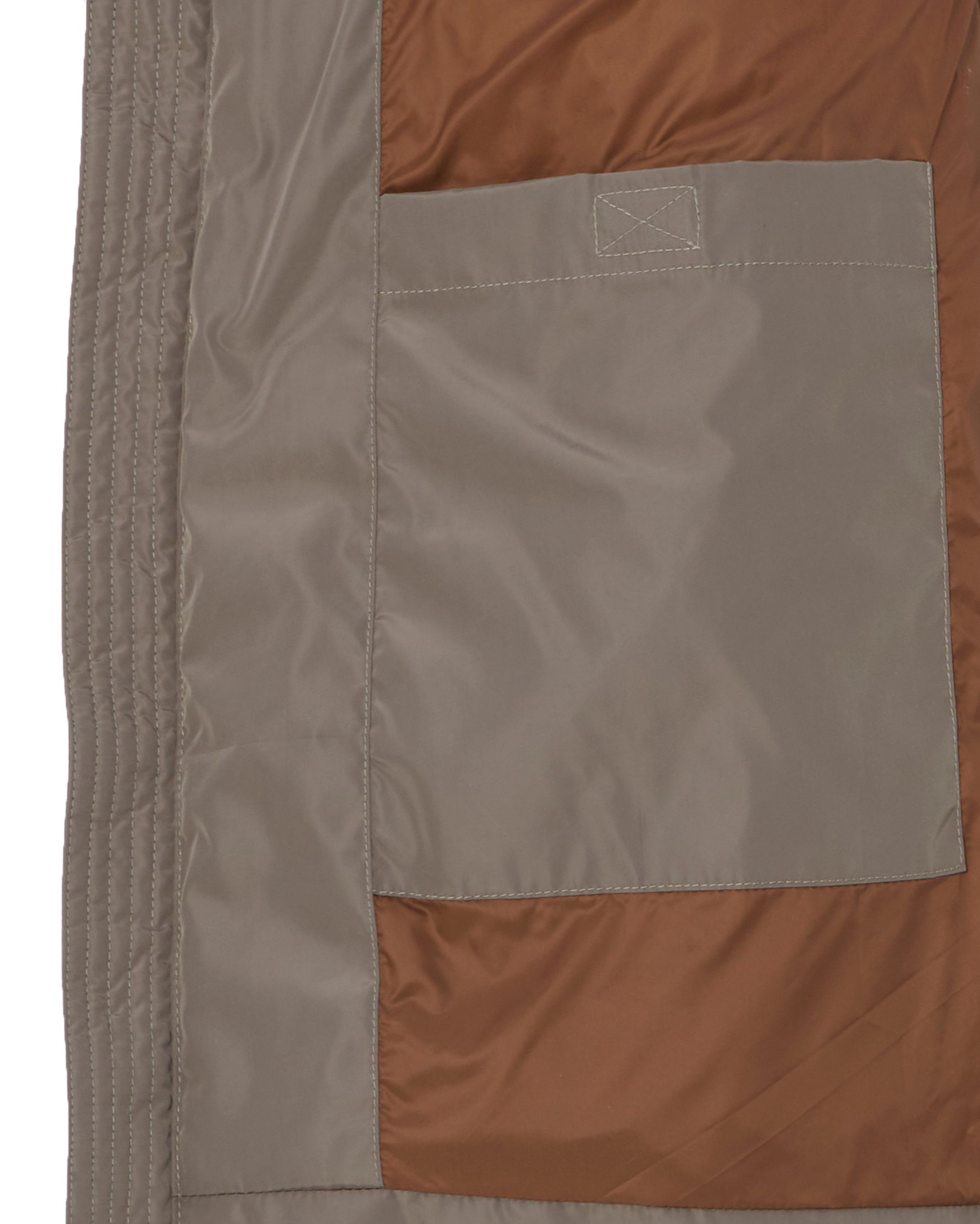 Campbell Gewatteerde jas Bruin uni 093546-001-L