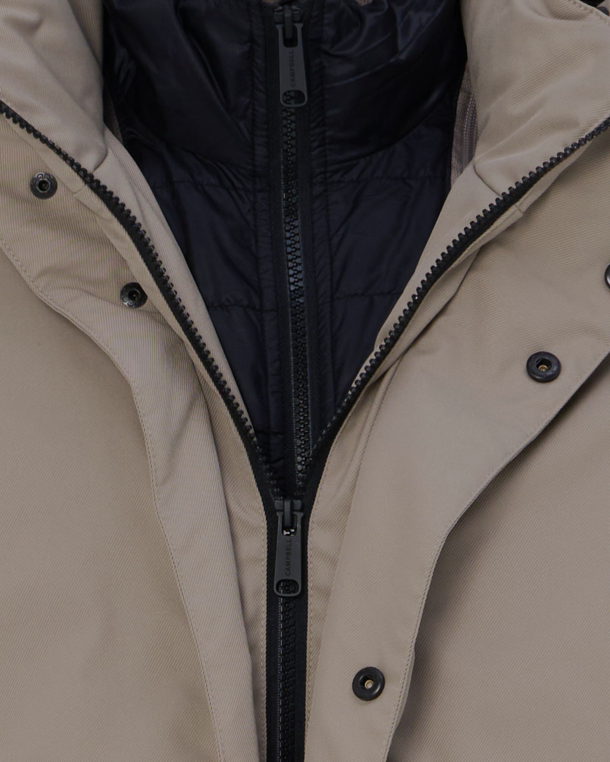 Campbell Lunna Parka Lichtgrijs uni 093548-001-L
