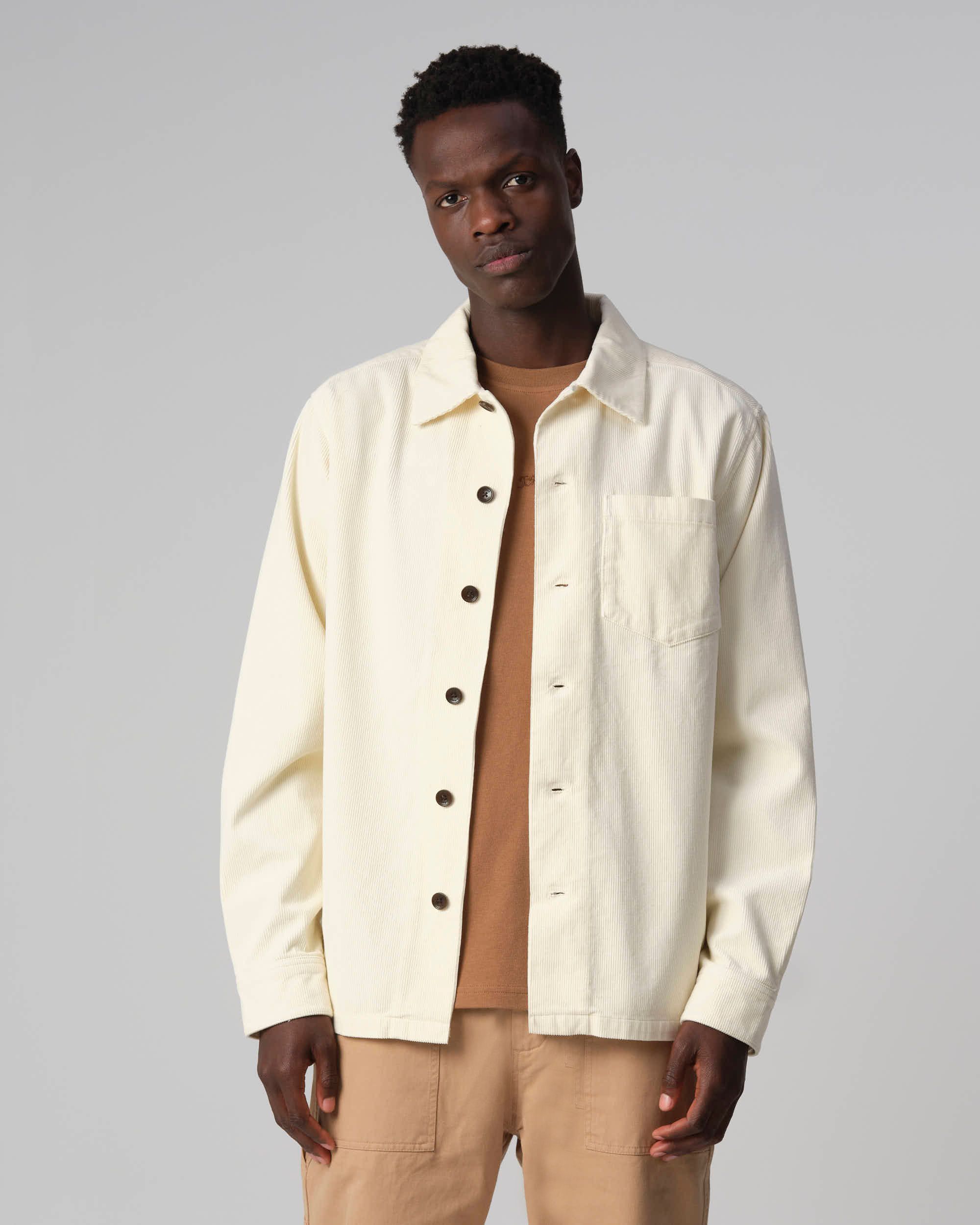 J.C. RAGS Roux Overshirt Coconut milk 093558-001-L