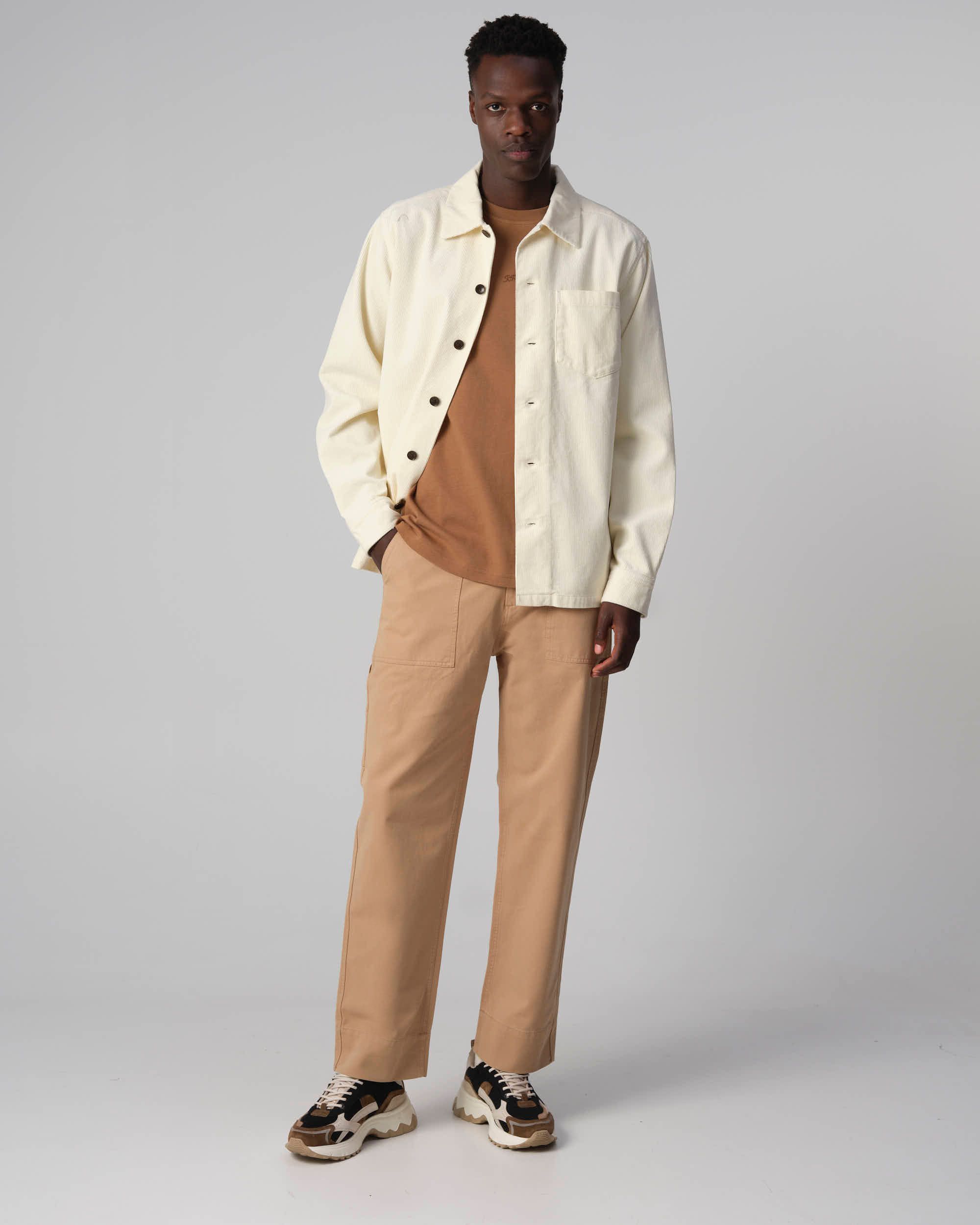 J.C. RAGS Roux Overshirt Coconut milk 093558-001-L