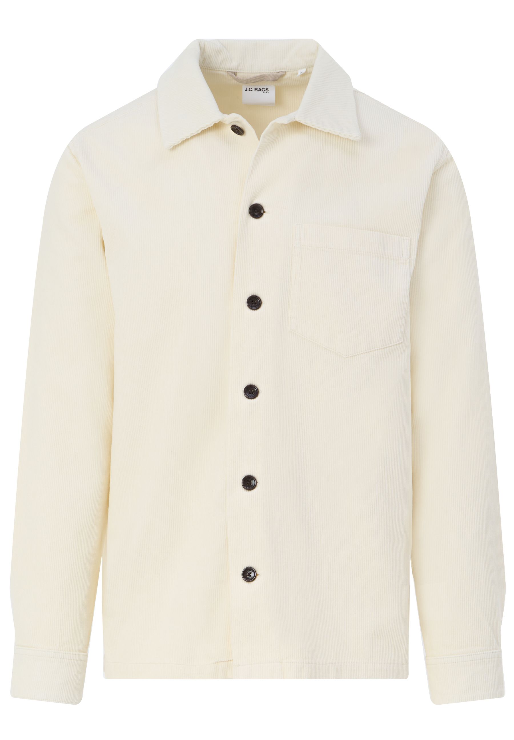 J.C. RAGS Roux Overshirt Coconut milk 093558-001-L