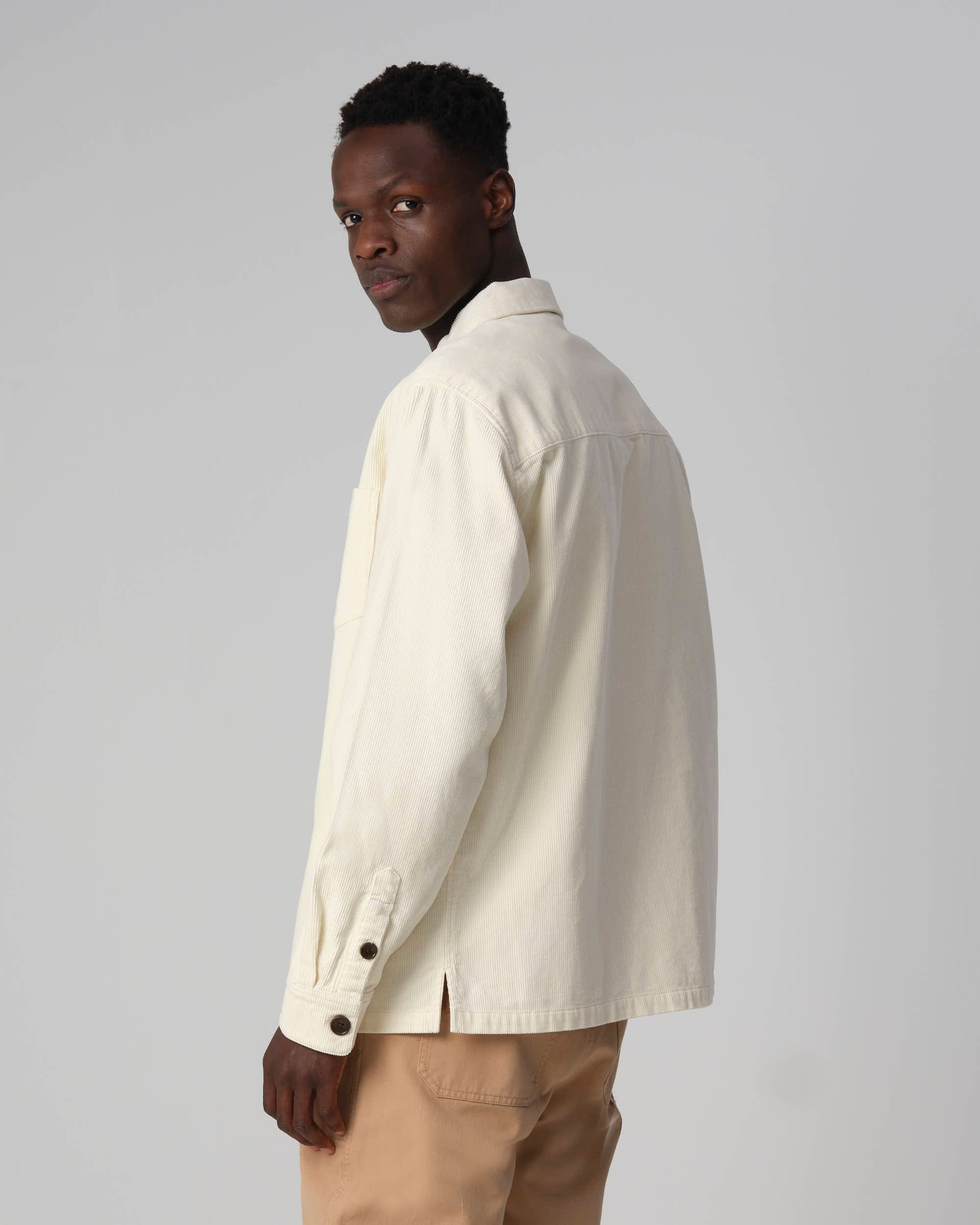 J.C. RAGS Roux Overshirt Coconut milk 093558-001-L