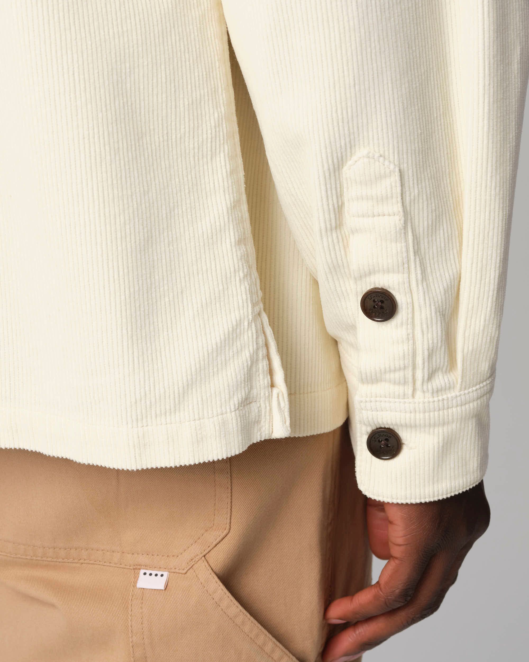 J.C. RAGS Roux Overshirt Coconut milk 093558-001-L