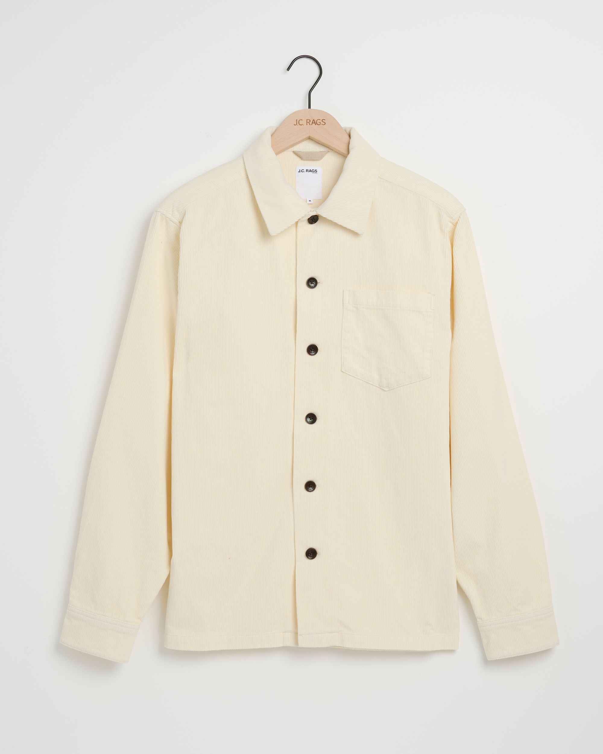 J.C. RAGS Roux Overshirt Coconut milk 093558-001-L