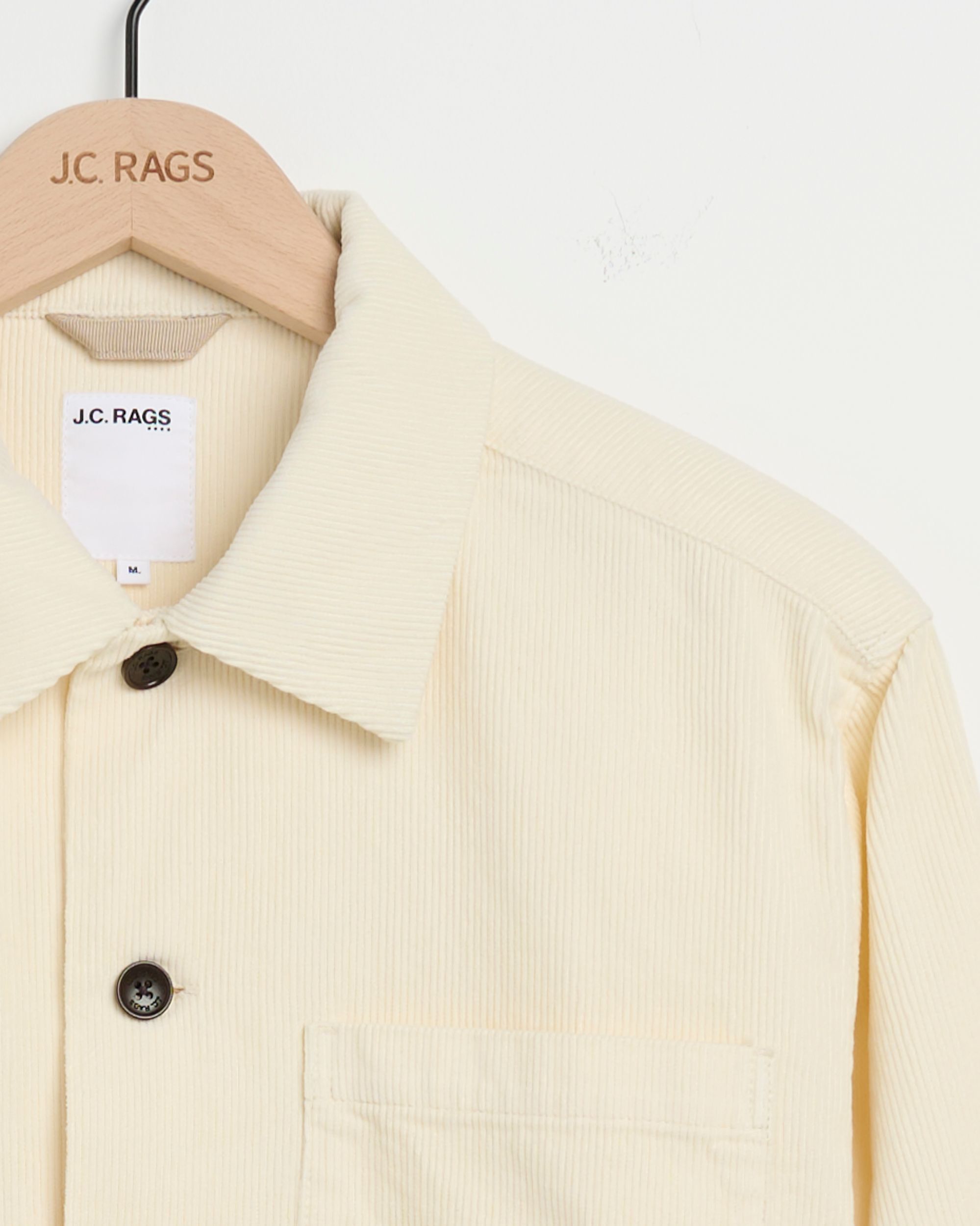 J.C. RAGS Roux Overshirt Coconut milk 093558-001-L