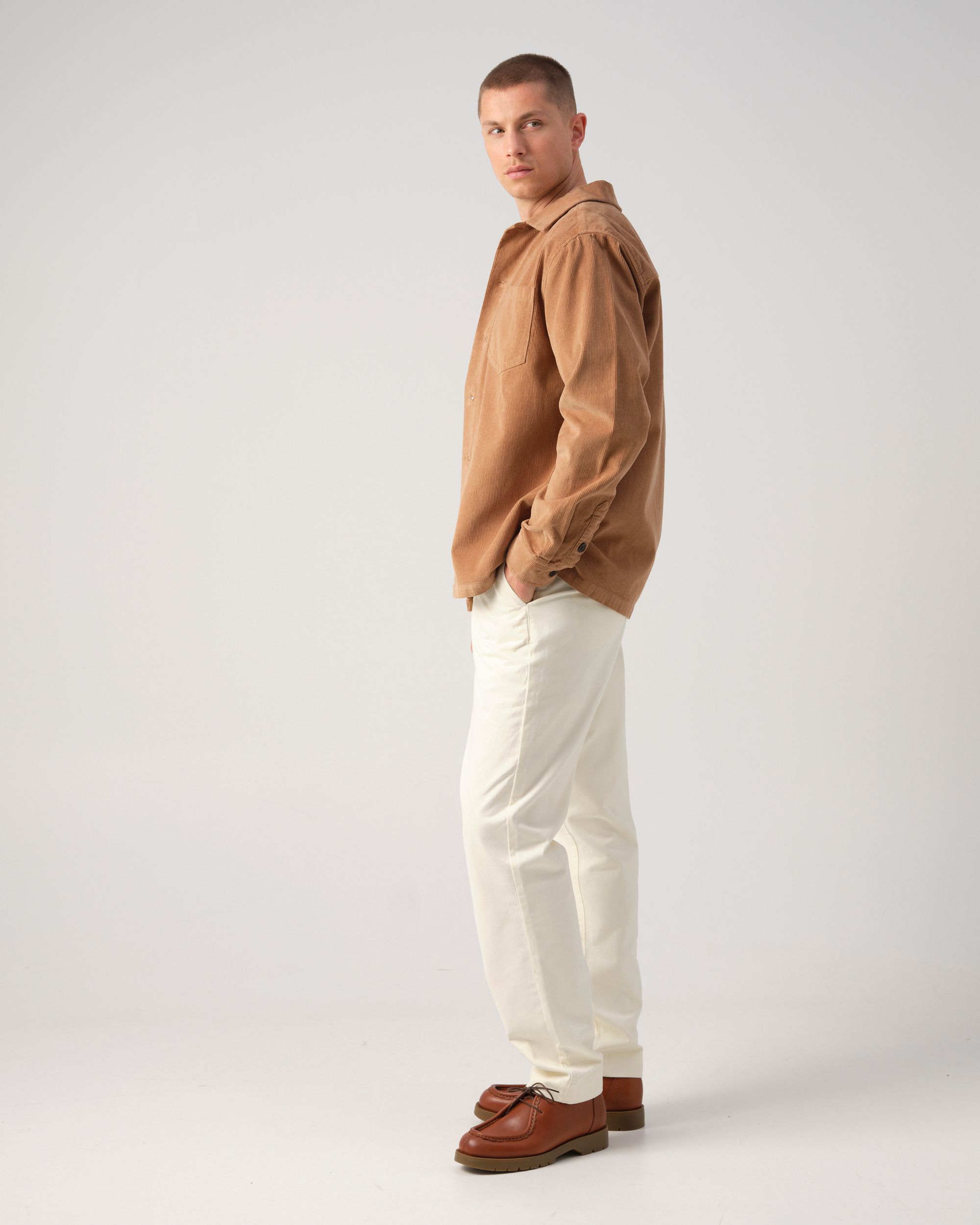 J.C. RAGS Roux Overshirt Toasted coconut 093558-002-L