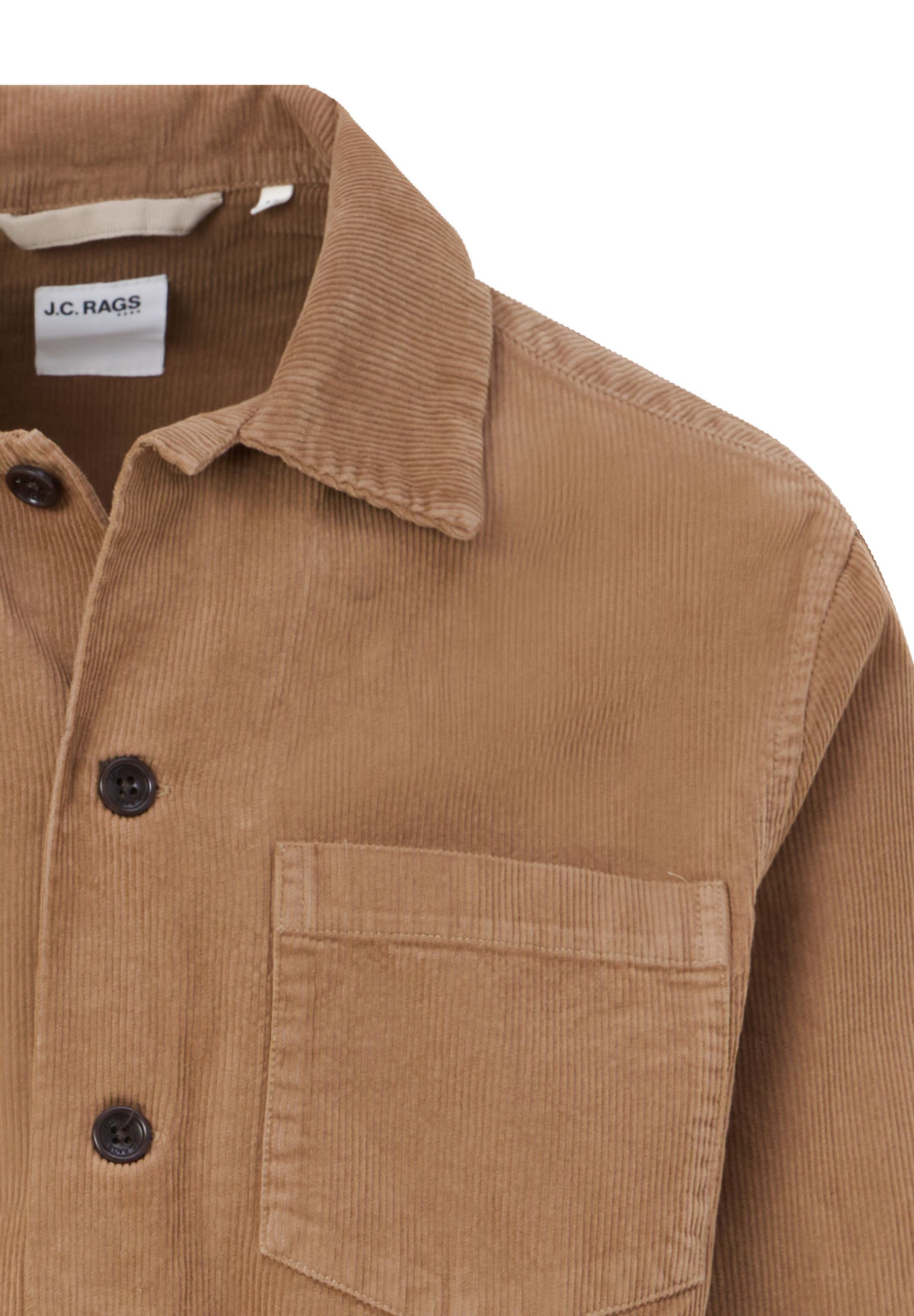J.C. RAGS Roux Overshirt Toasted coconut 093558-002-L