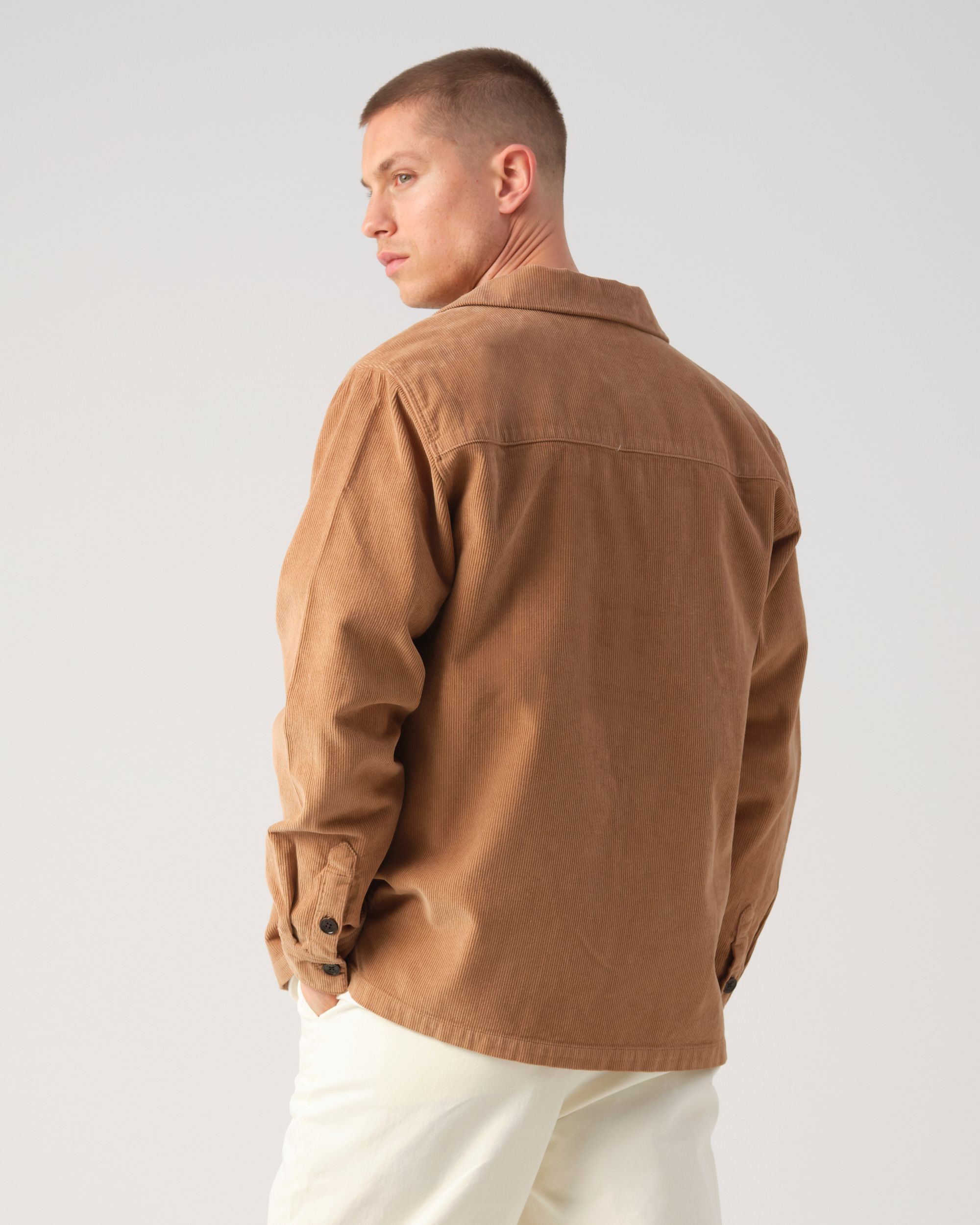 J.C. RAGS Roux Overshirt Toasted coconut 093558-002-L