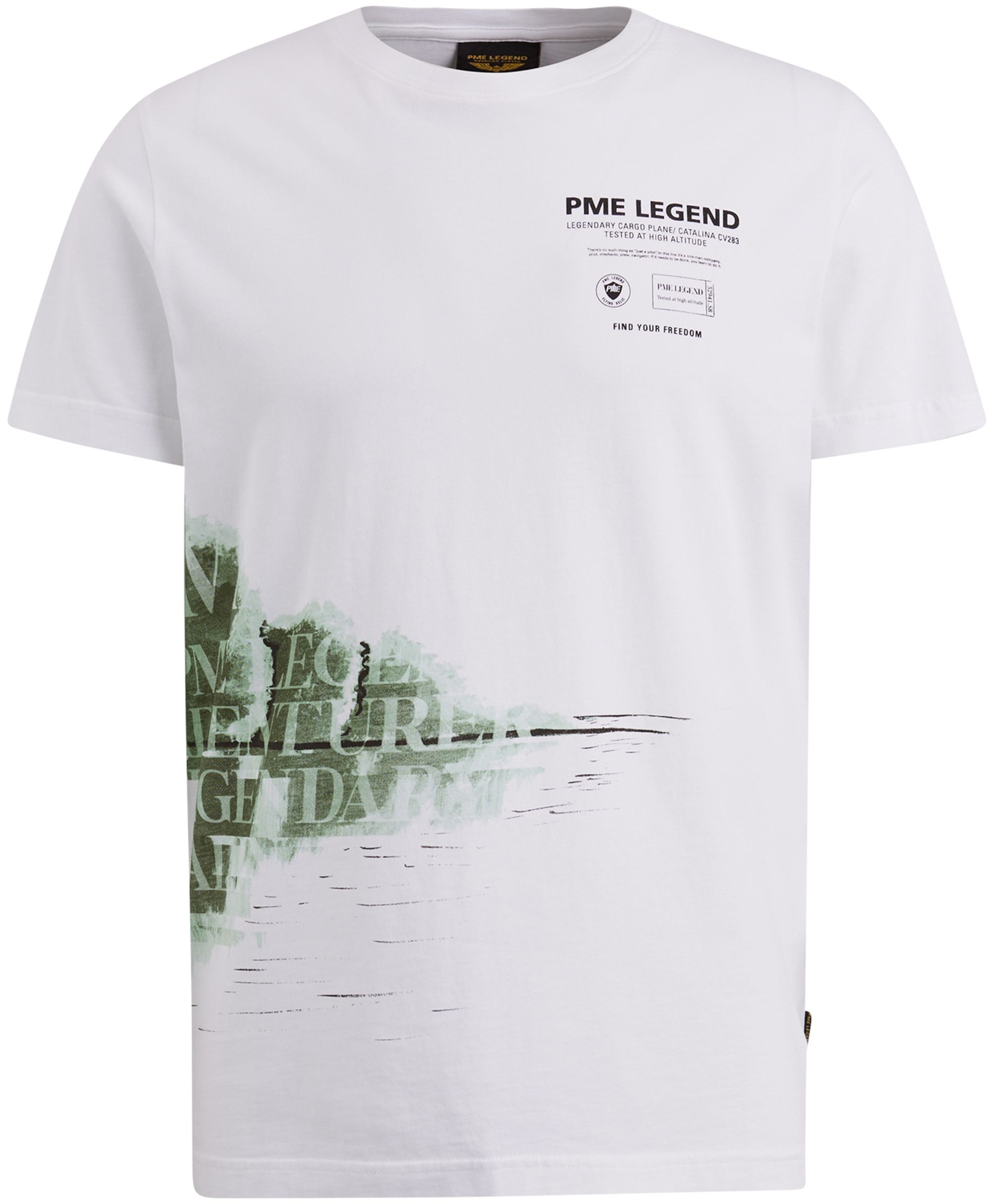 PME Legend T-shirt KM Wit 093635-001-L