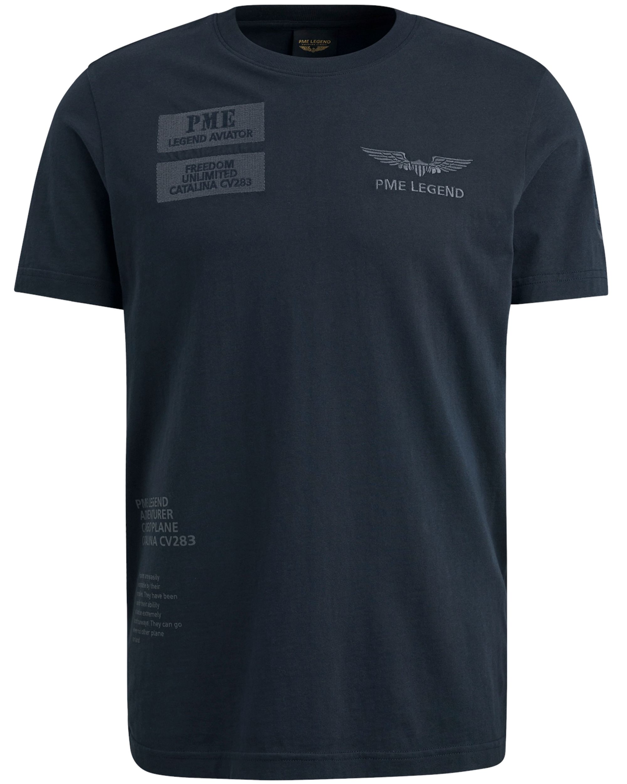 PME Legend T-shirt KM Blauw 093636-001-L