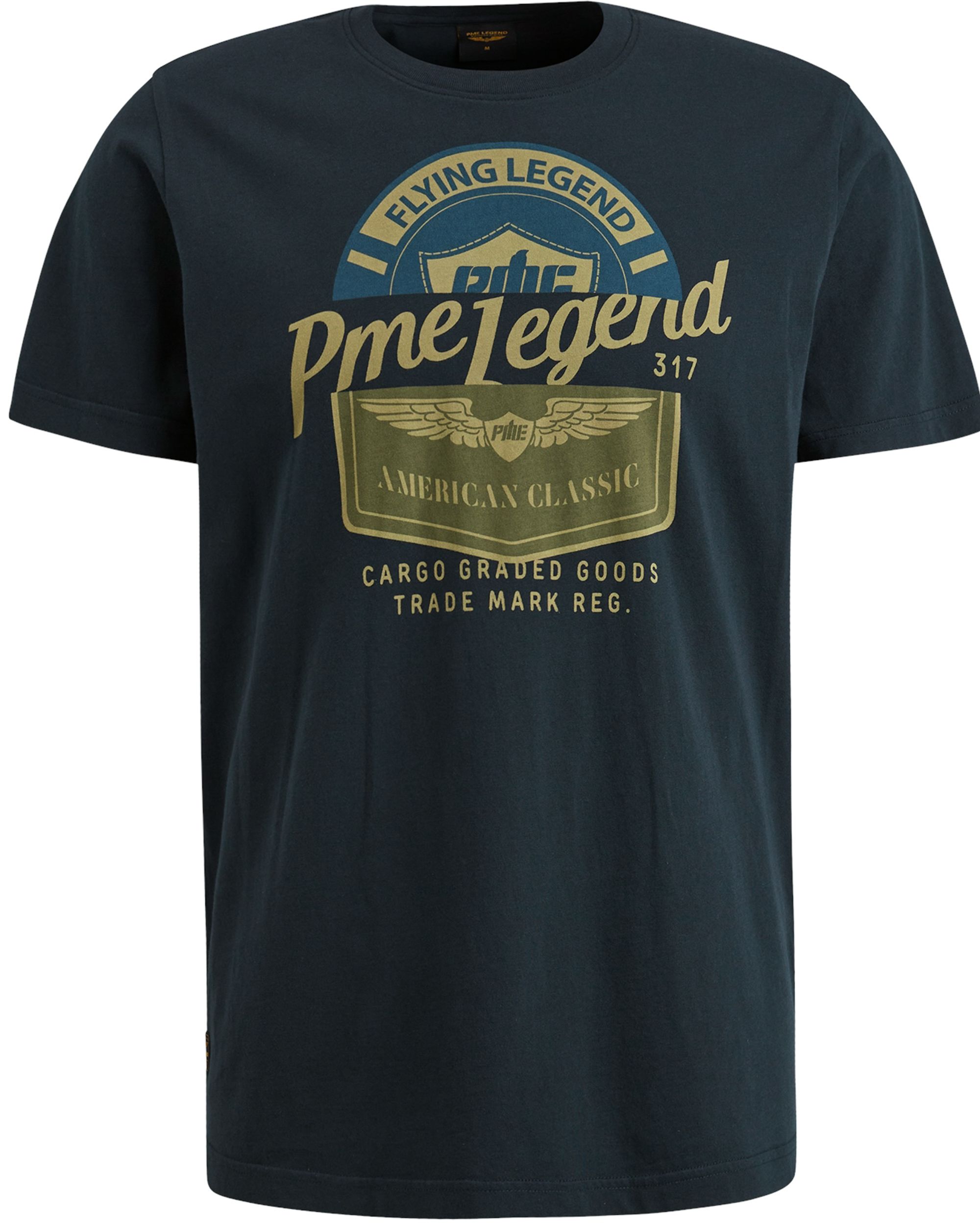 PME Legend T-shirt KM Blauw 093679-001-L