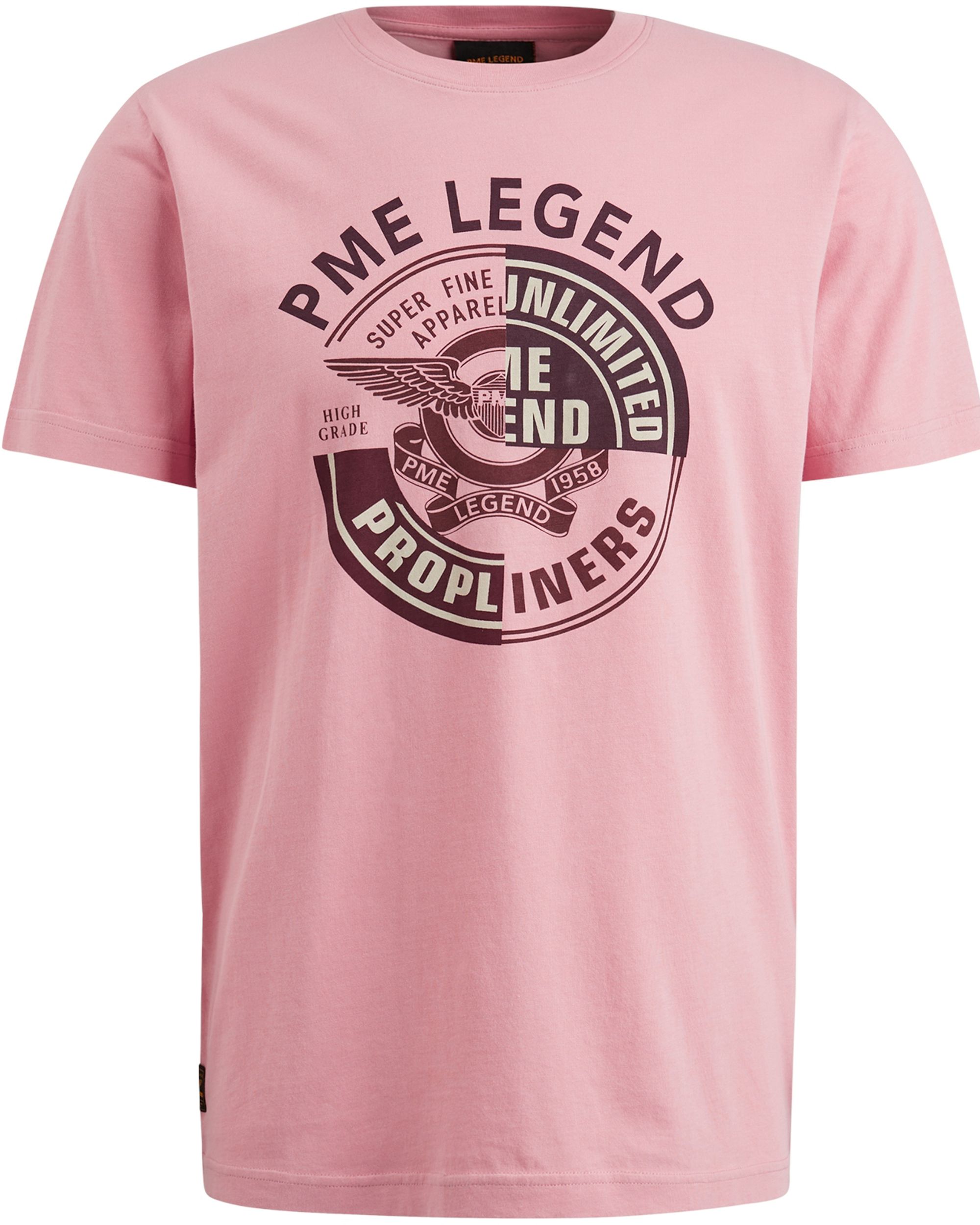 PME Legend T-shirt KM Roze 093680-001-L