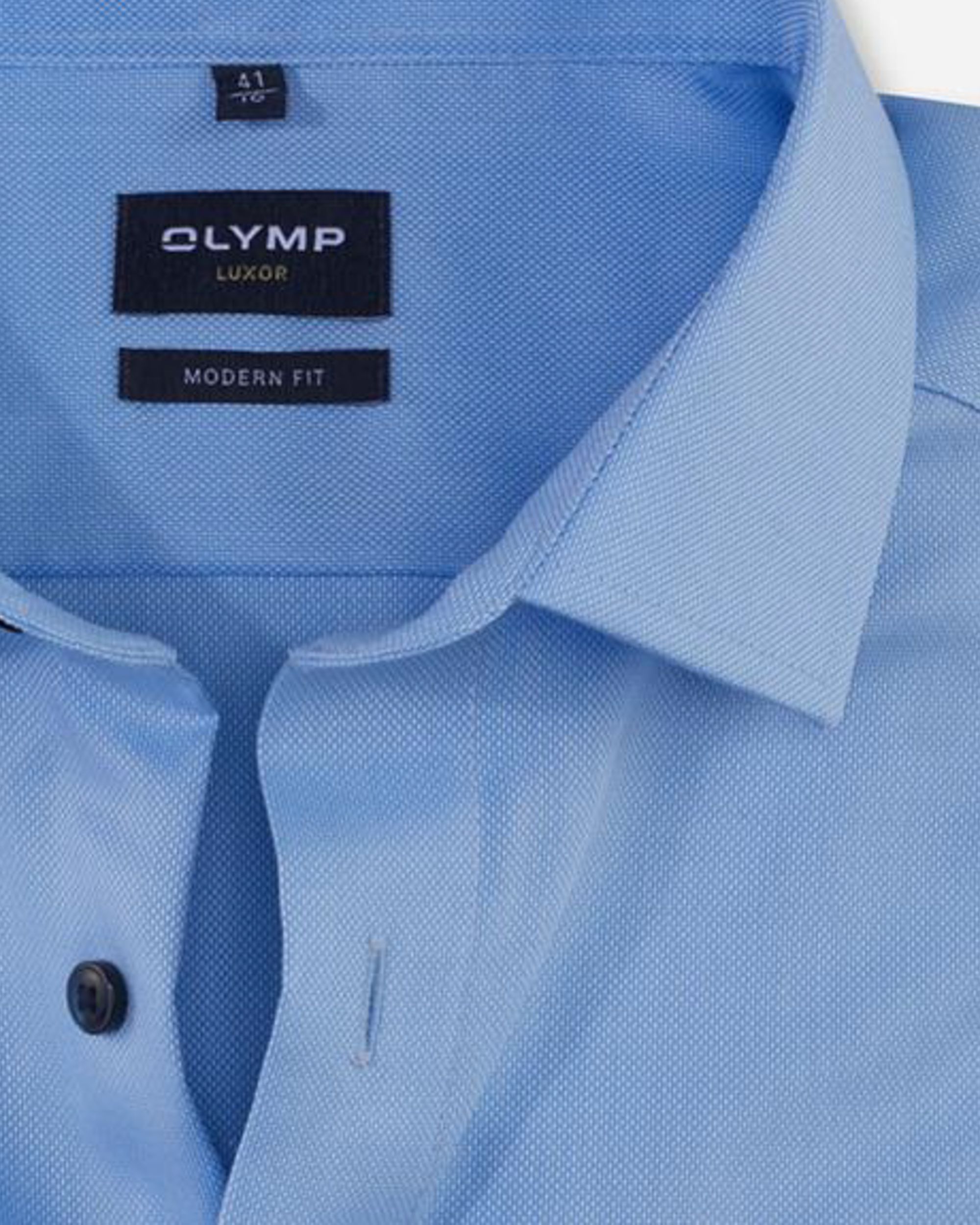 OLYMP Overhemd LM Blauw 093892-001-37