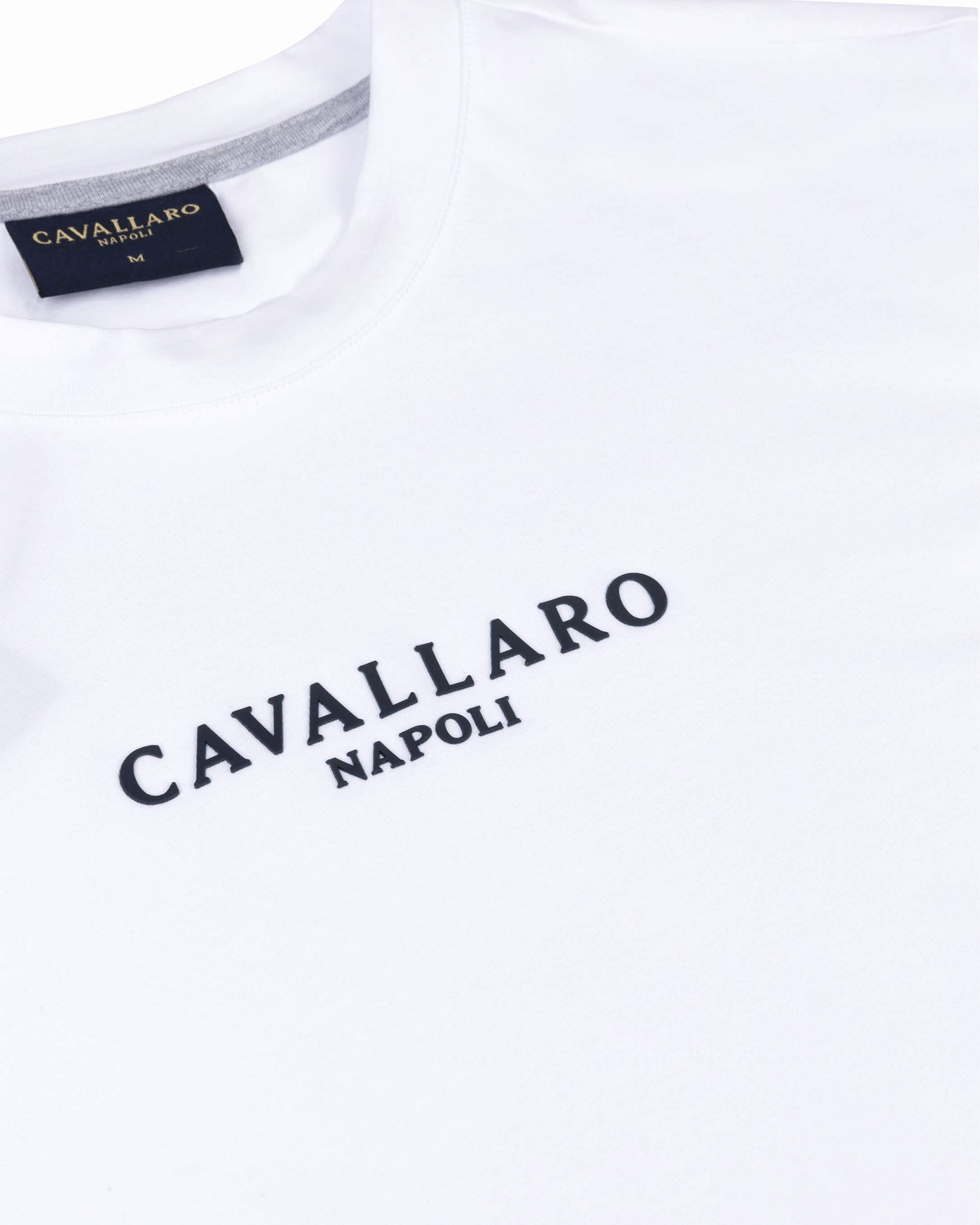 Cavallaro Bari T-shirt KM Wit 094410-001-L