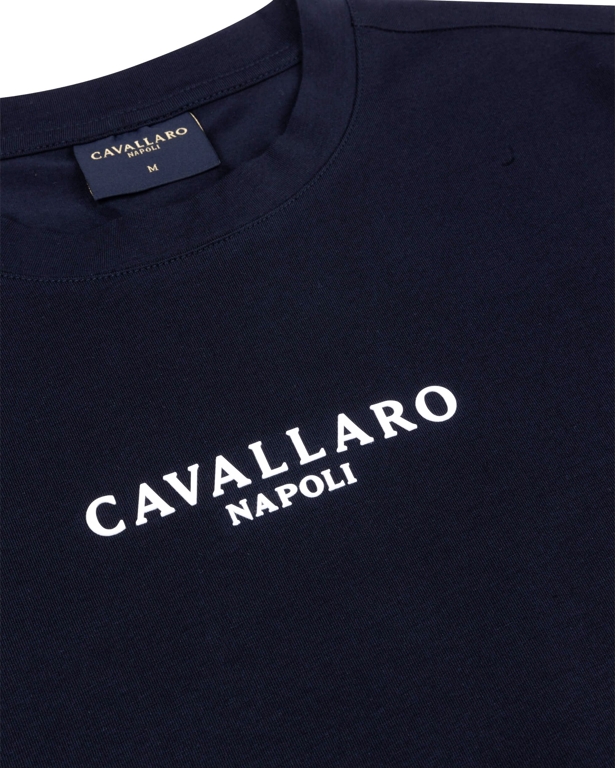 Cavallaro Bari T-shirt KM Blauw 094414-001-L