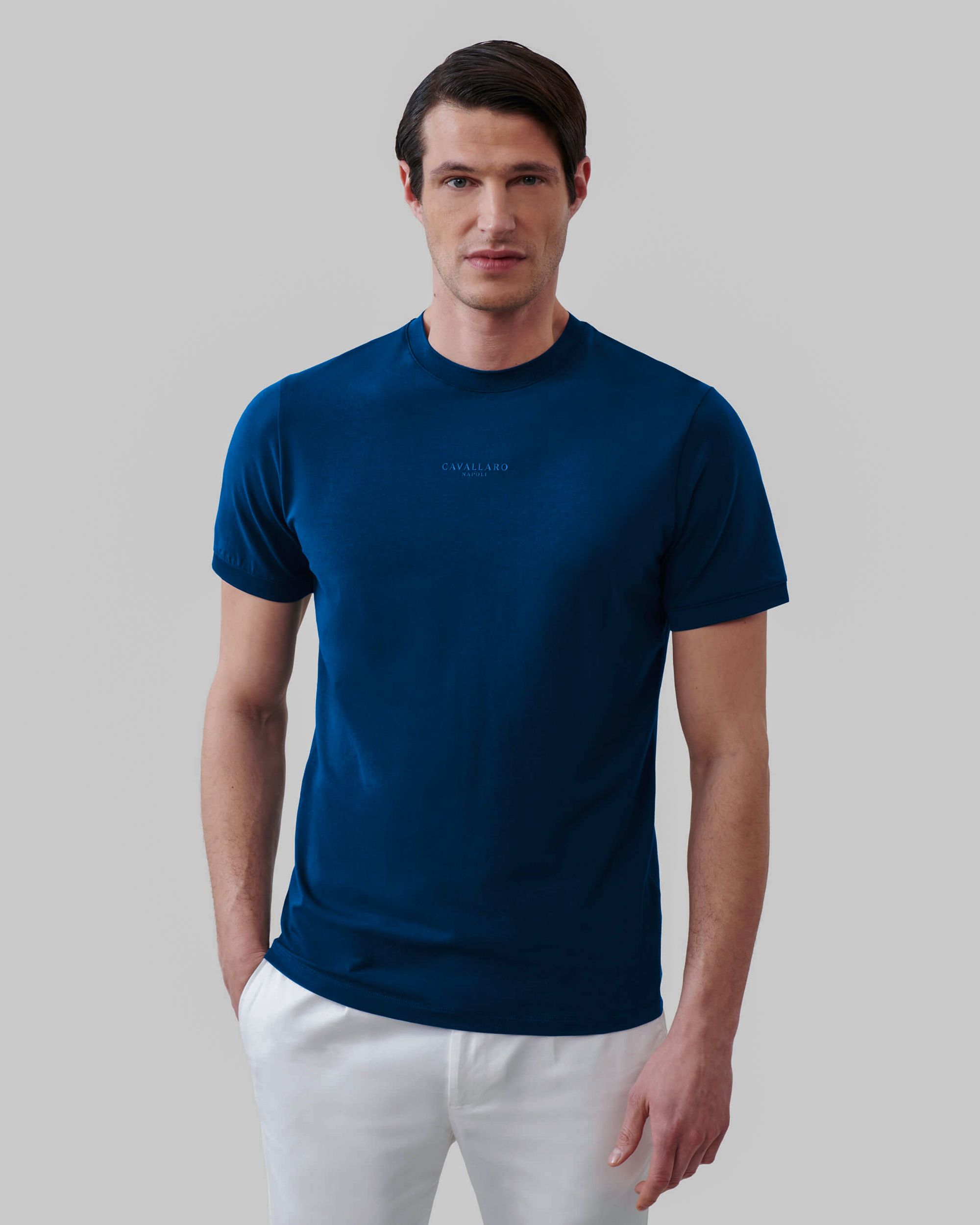 Cavallaro Darenio T-shirt KM Blauw 094420-001-L