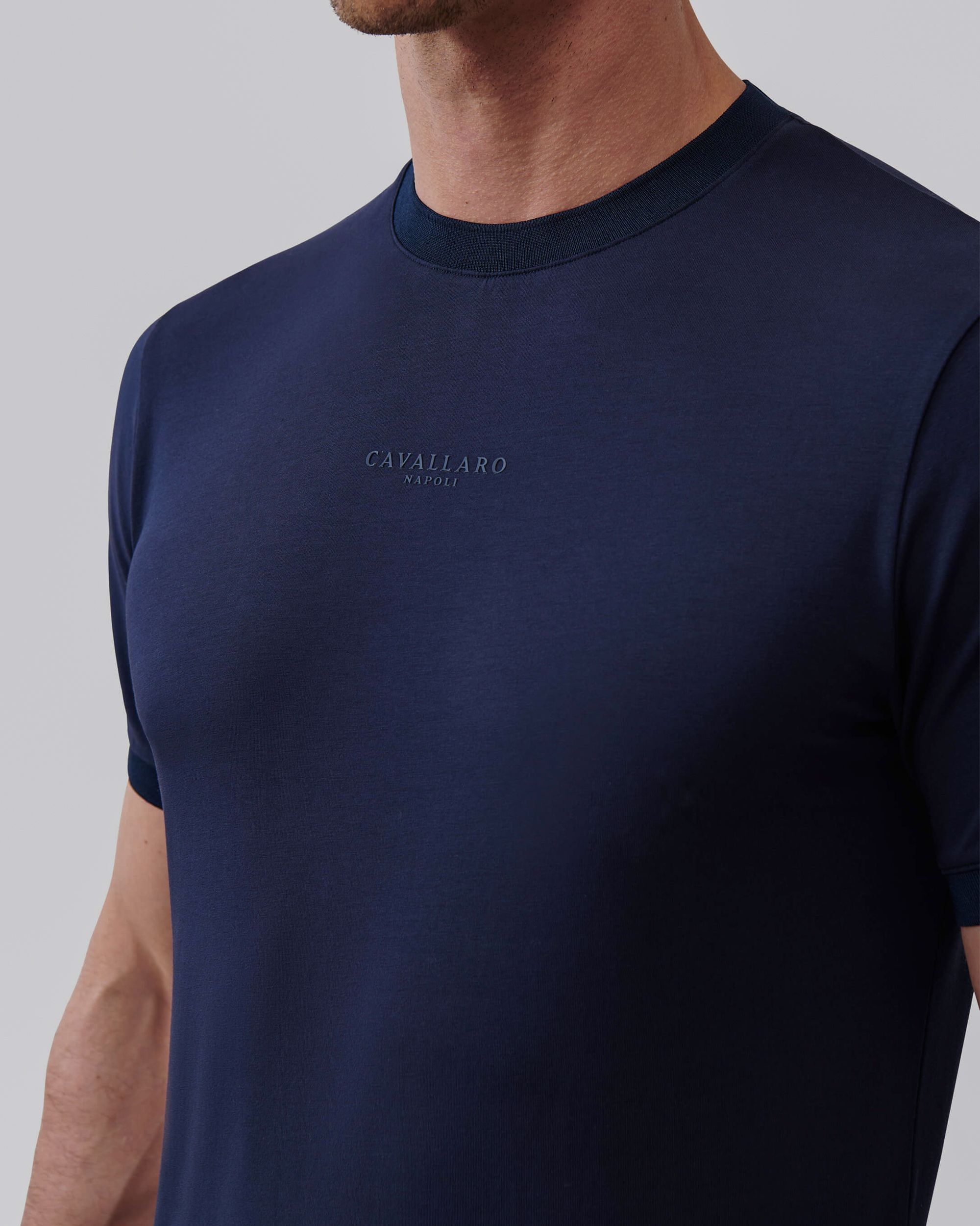 Cavallaro Darenio T-shirt KM Blauw 094421-001-L