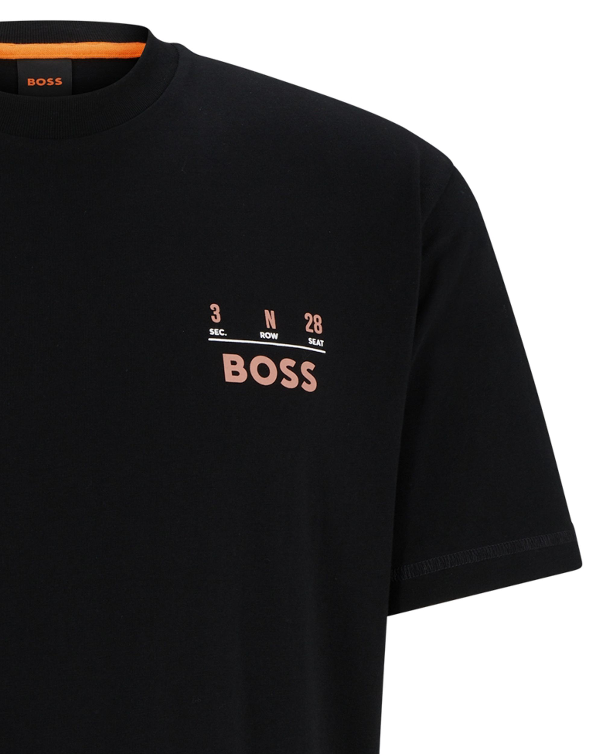 Boss Casual Te_Records T-shirt KM Zwart 094592-001-L