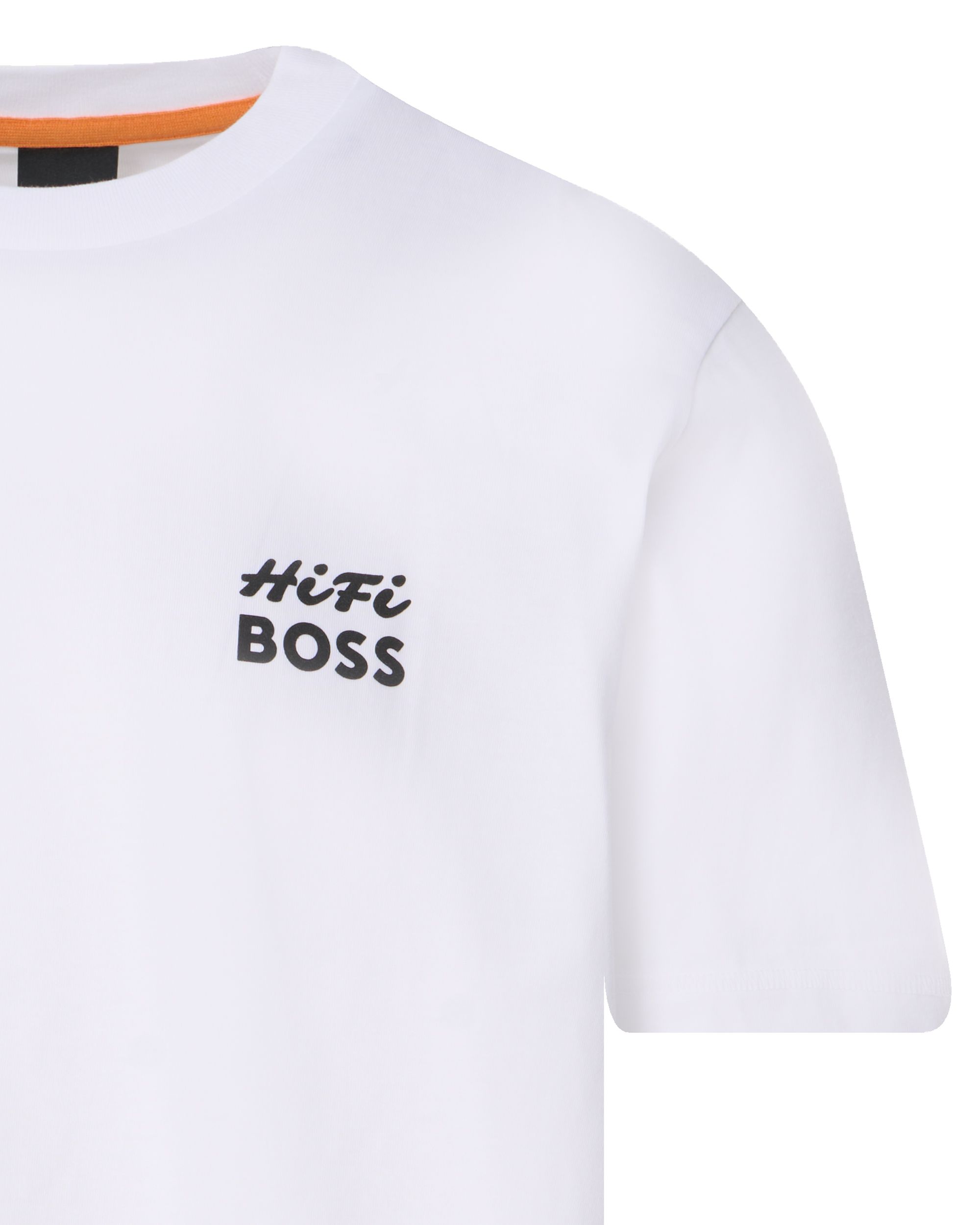 Boss Casual Te_Records T-shirt KM Wit 094593-001-L
