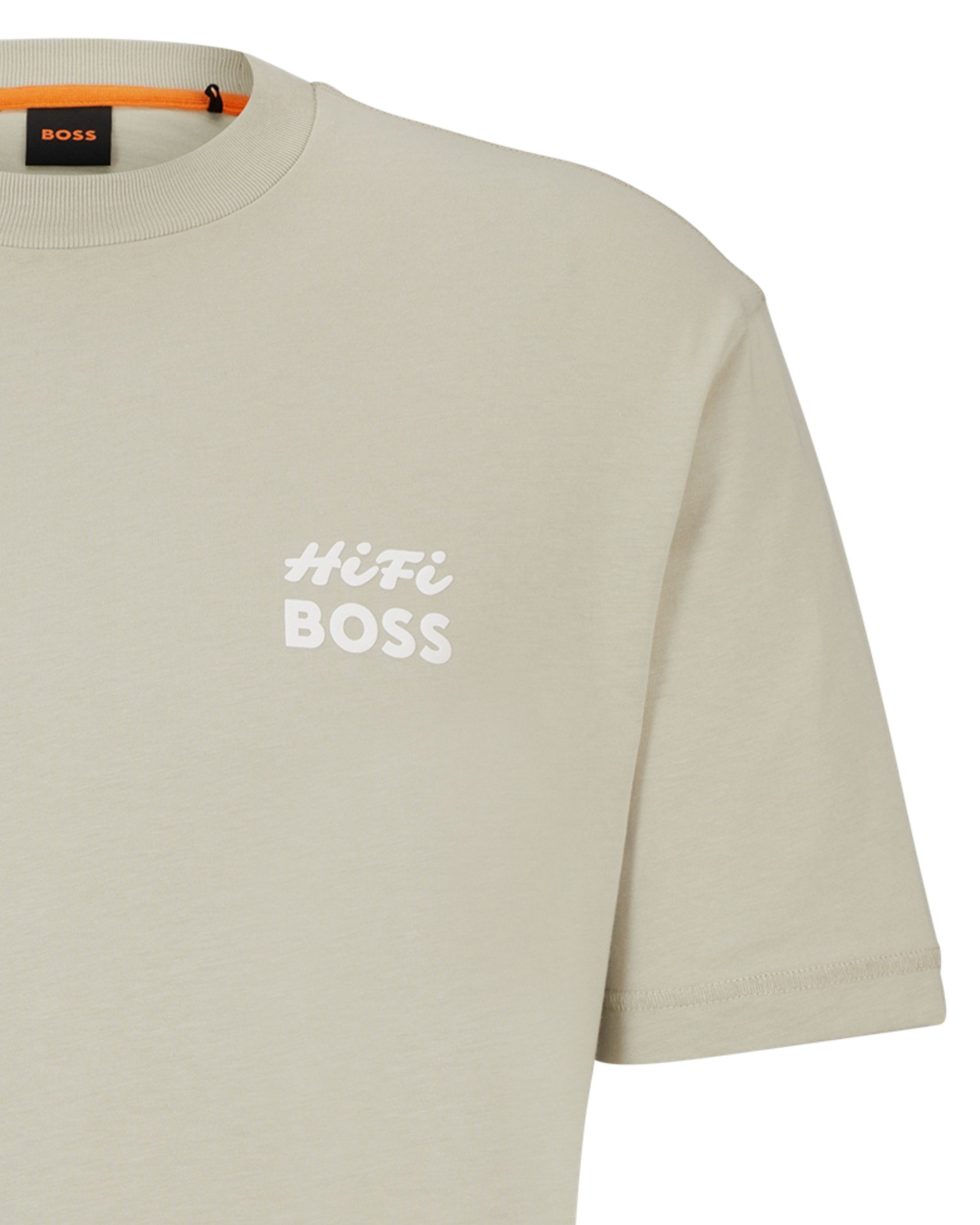 Boss Casual Te_Records T-shirt KM Beige 094594-001-L
