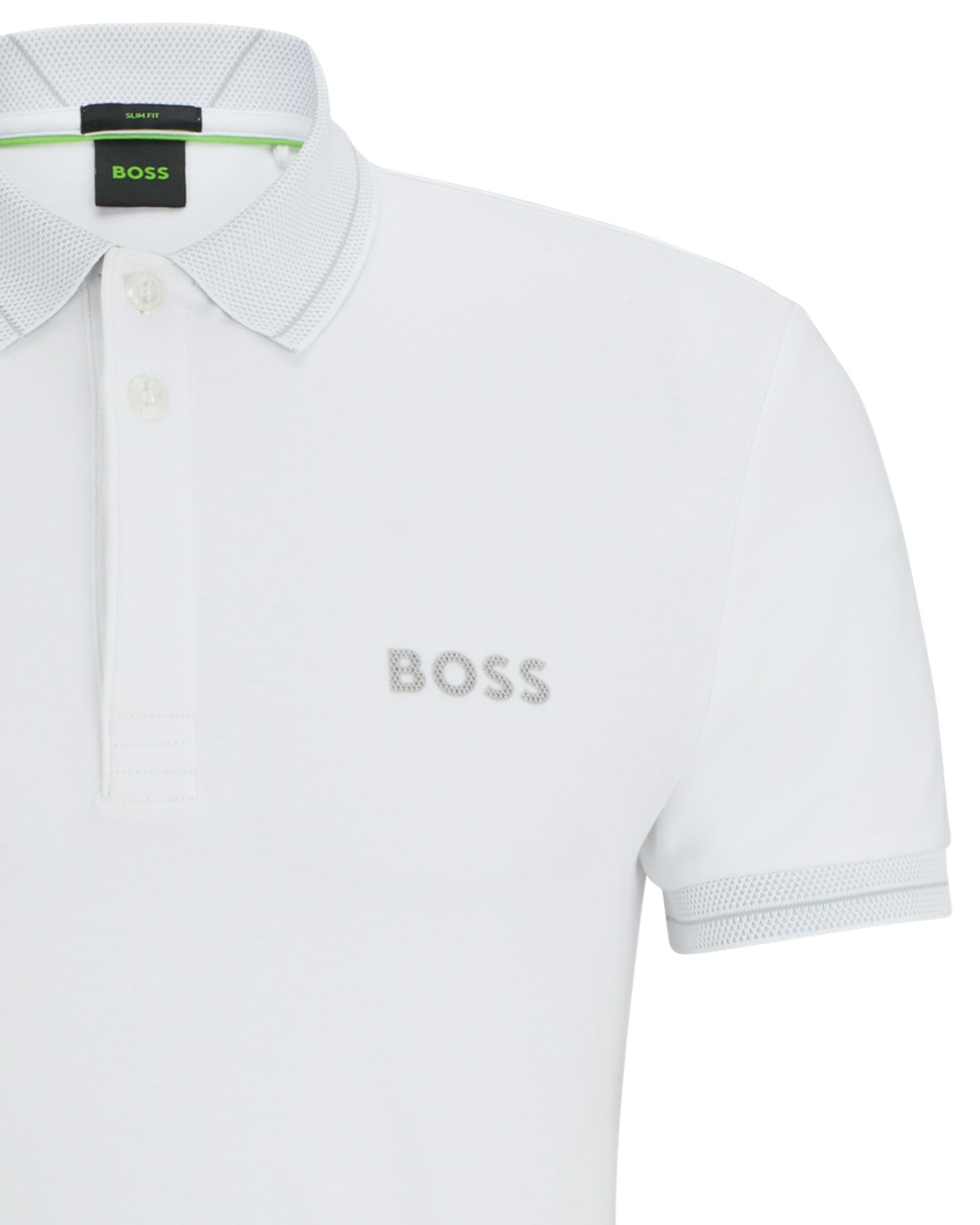 Boss Paule 1 Polo KM Wit 094607-001-L