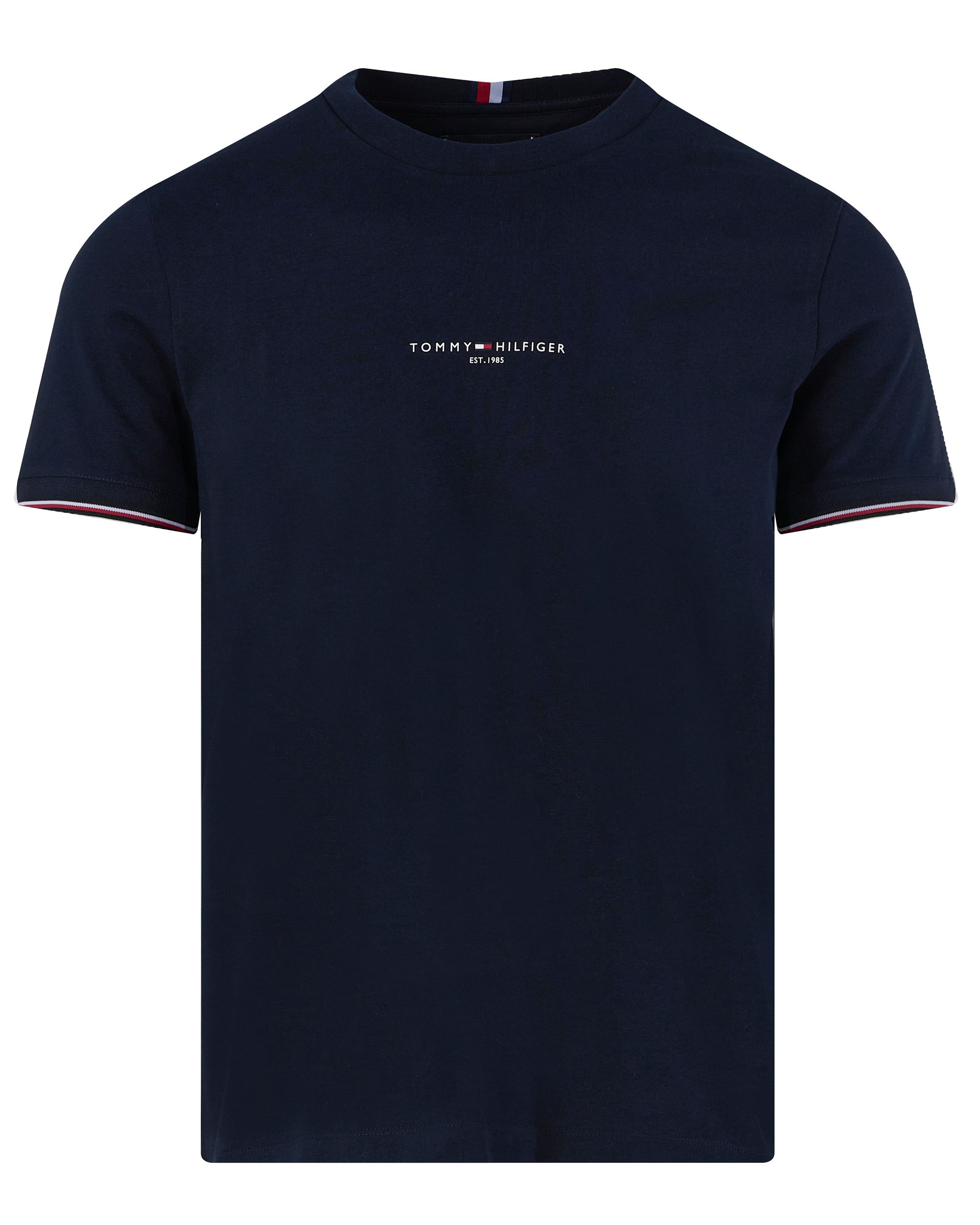 Tommy Hilfiger Menswear T-shirt KM Donker grijs 094665-001-L