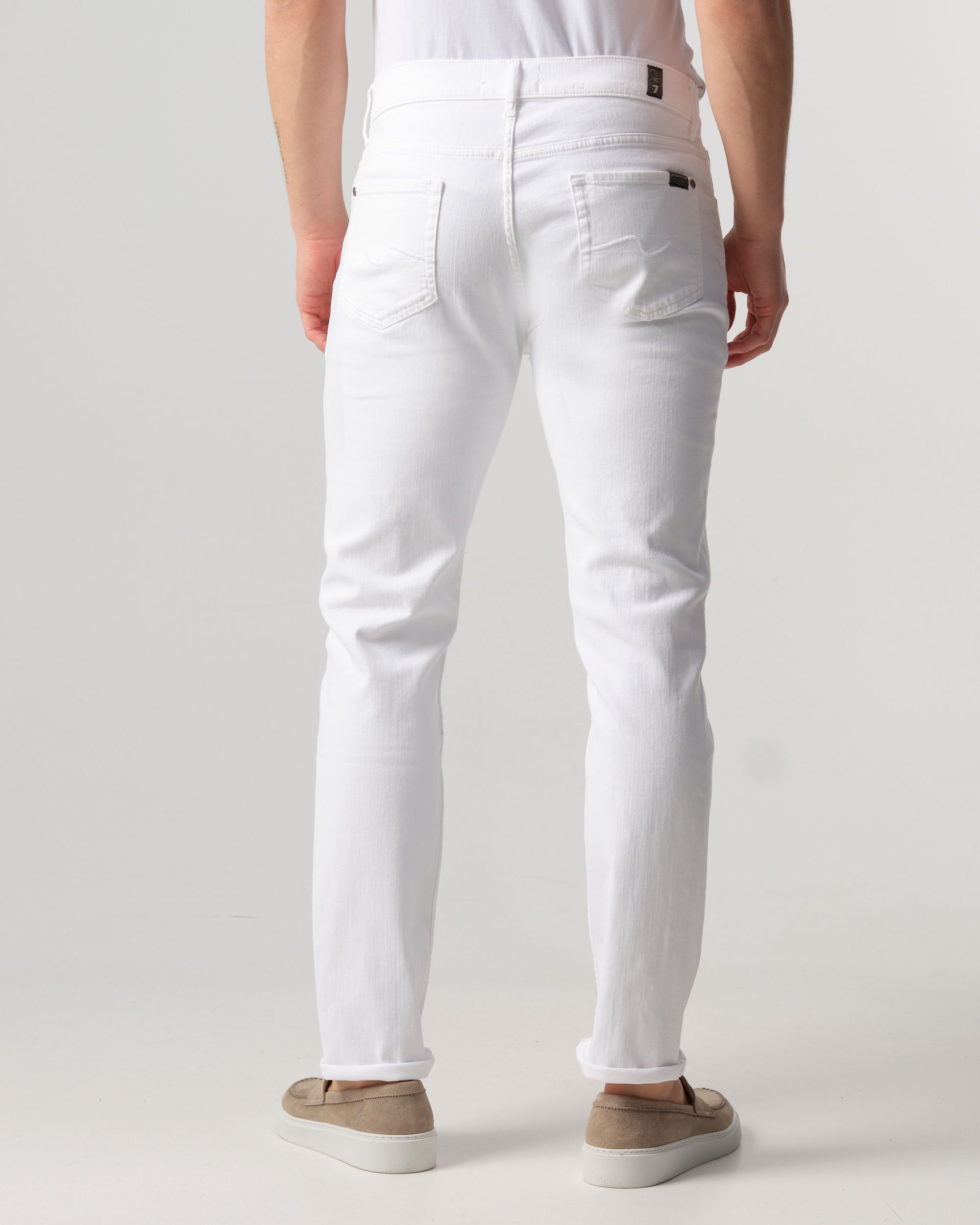 Seven for all mankind Slimmy Tapered Jeans Wit 094724-001-30