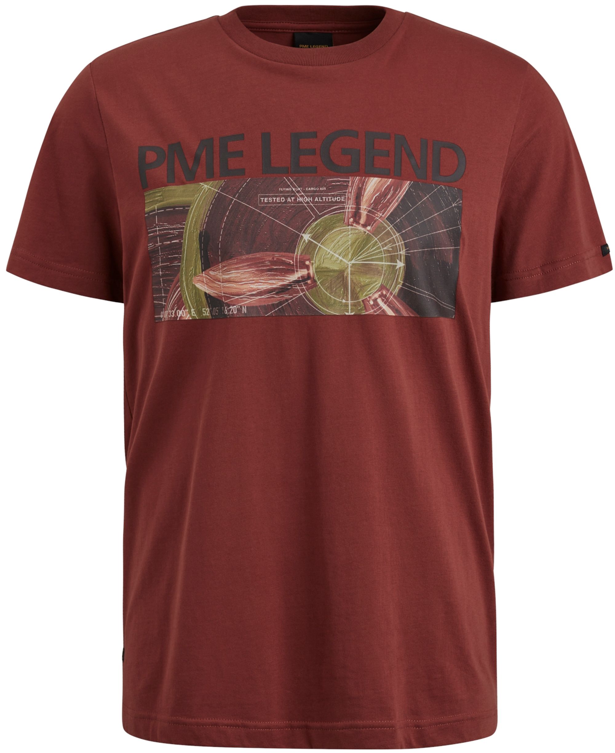 PME Legend T-shirt KM Rood 094907-001-L