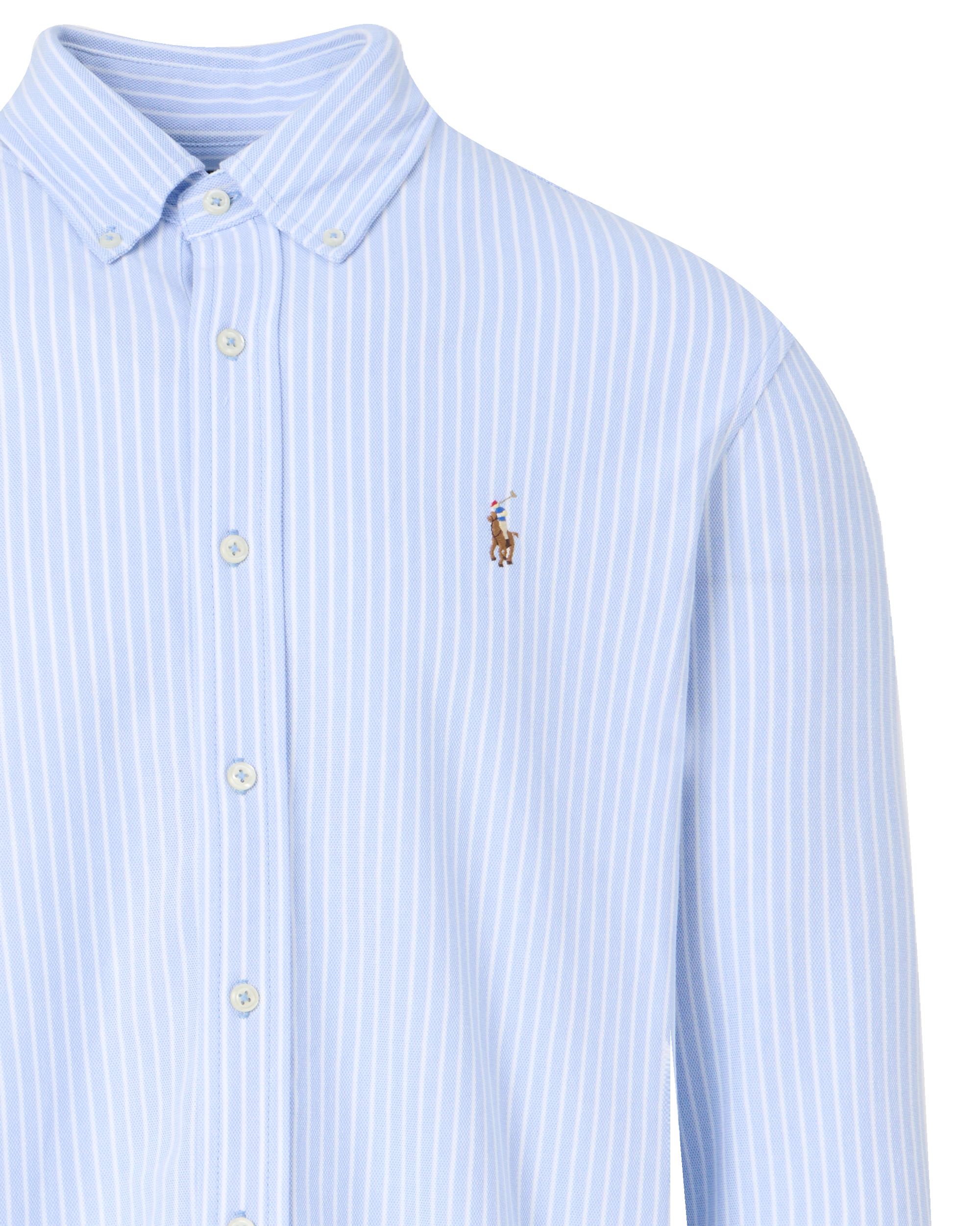 Polo Ralph Lauren Casual Overhemd LM Blauw 095274-001-L