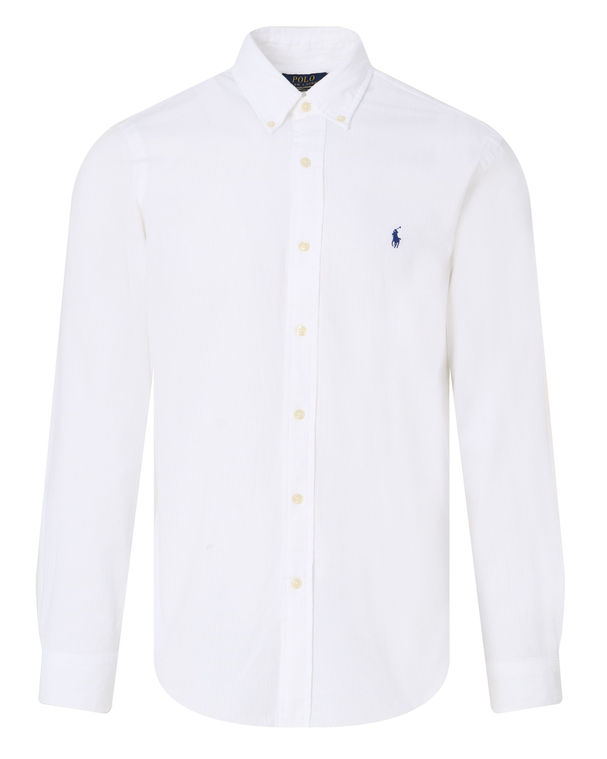 Polo Ralph Lauren Casual Overhemd LM Wit 095275-001-L