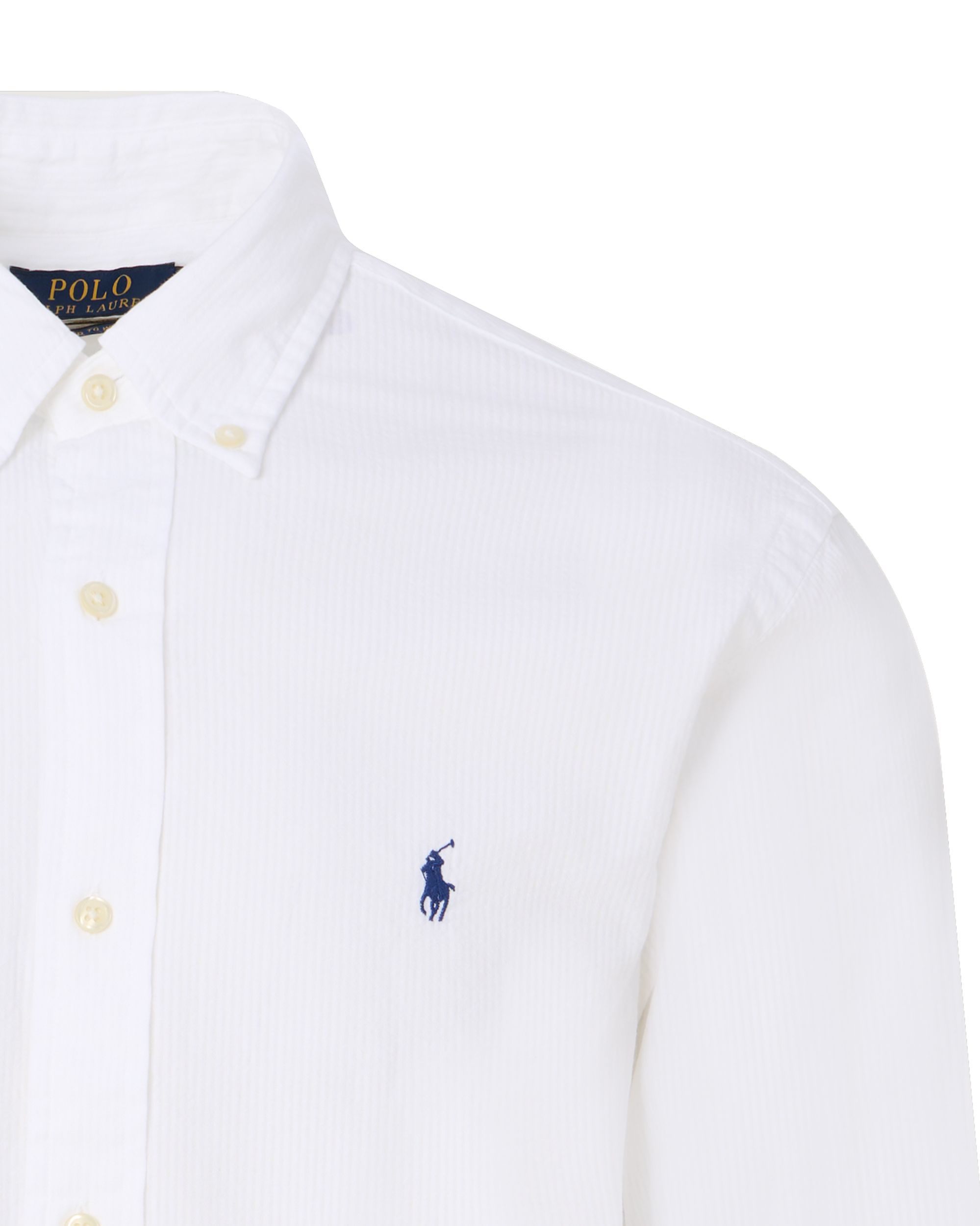 Polo Ralph Lauren Casual Overhemd LM Wit 095275-001-L