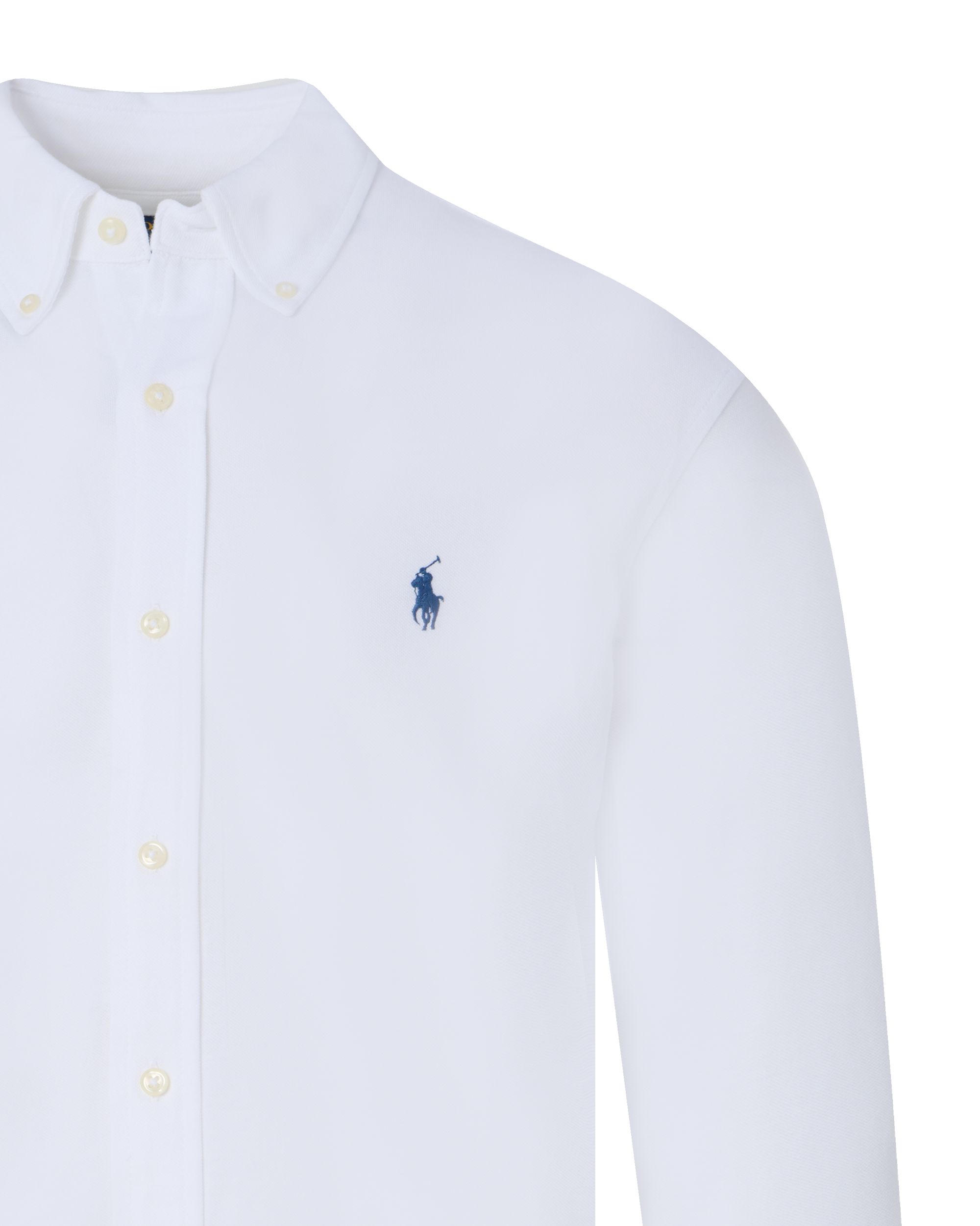 Polo Ralph Lauren Casual Overhemd LM Wit 095320-001-L