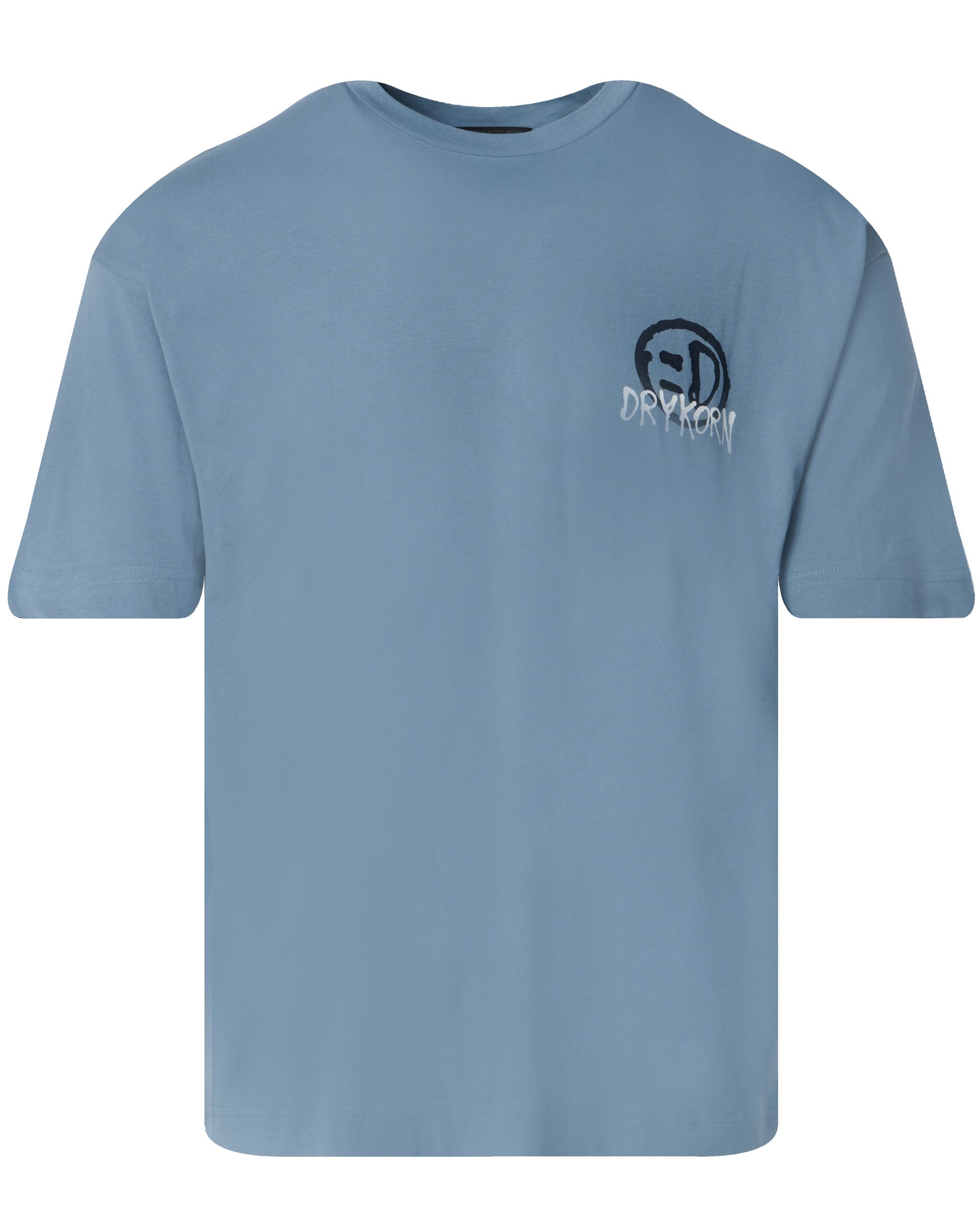 Drykorn Anayo T-shirt KM Blauw 095337-001-L