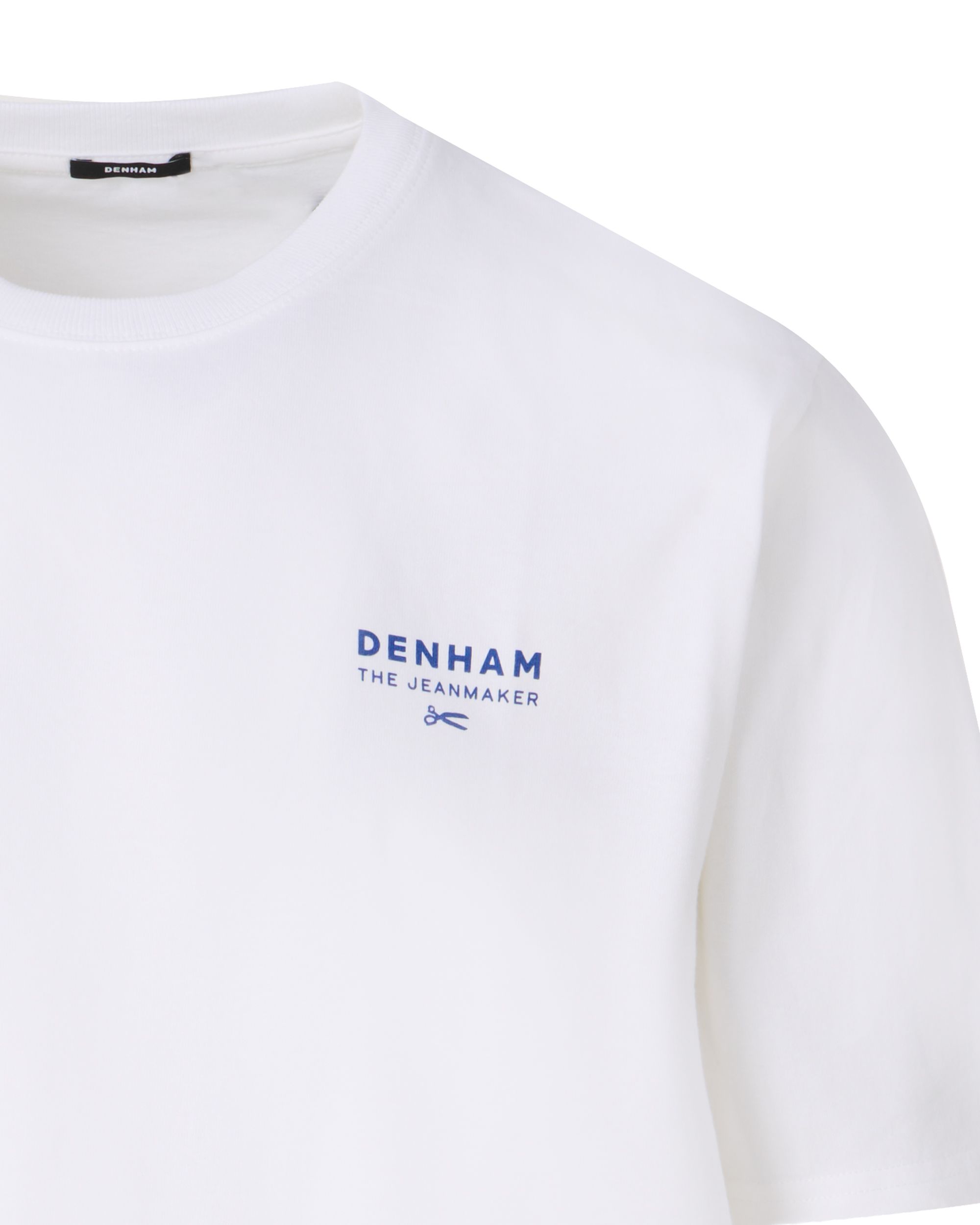 DENHAM Swallow T-shirt KM Wit 095582-001-L